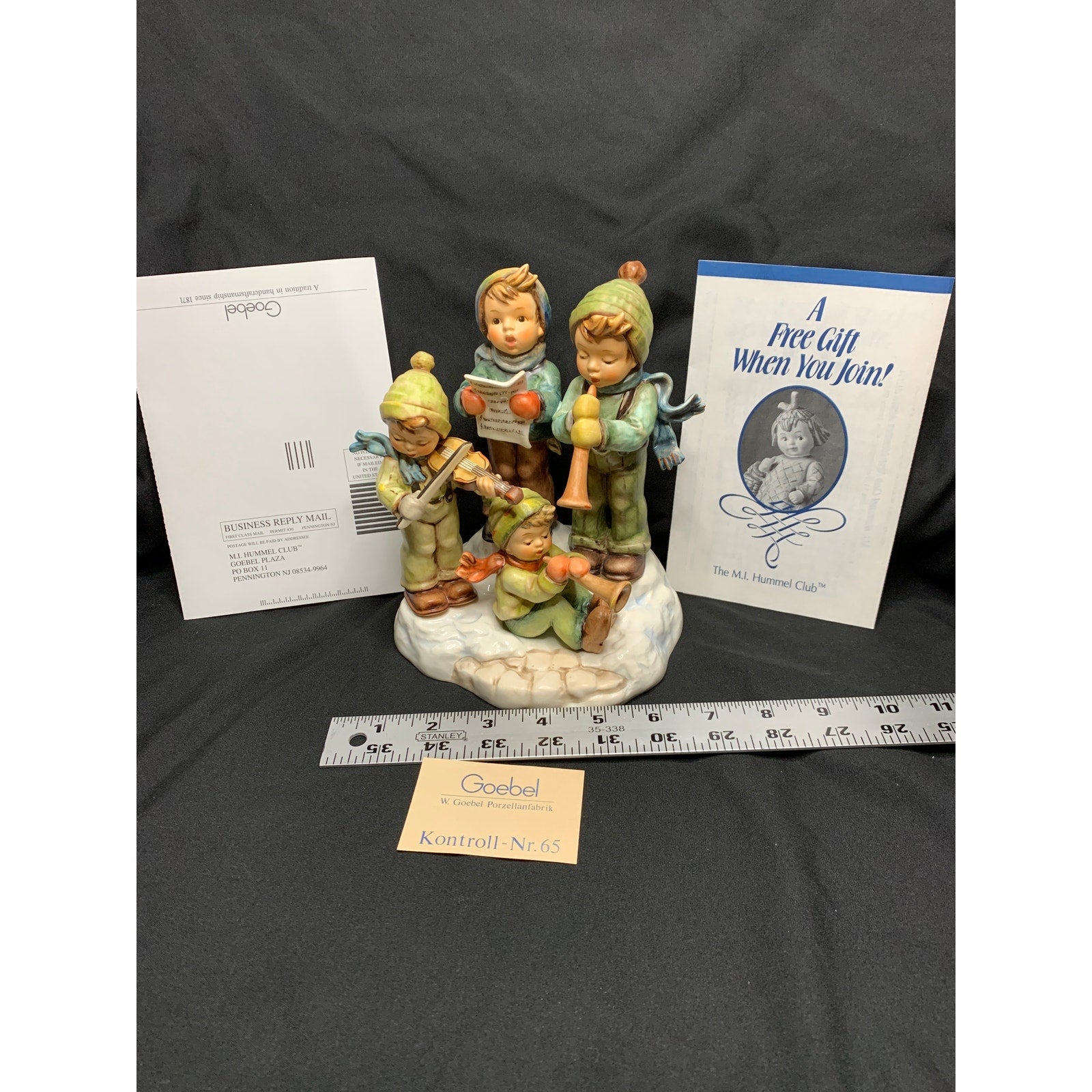 1995 Goebel Hummel 668 Strike Up the Band Century Collection Box 7.5"
