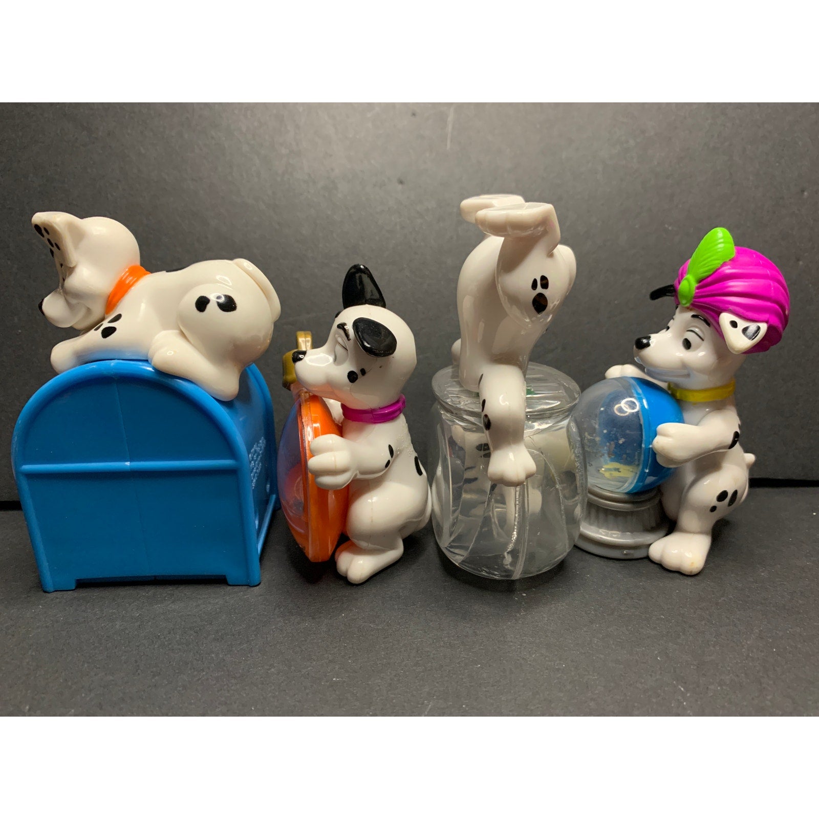 2000 Disney 102 Dalmatians Dogs to Shake Up McDonalds Set of 4 Toys