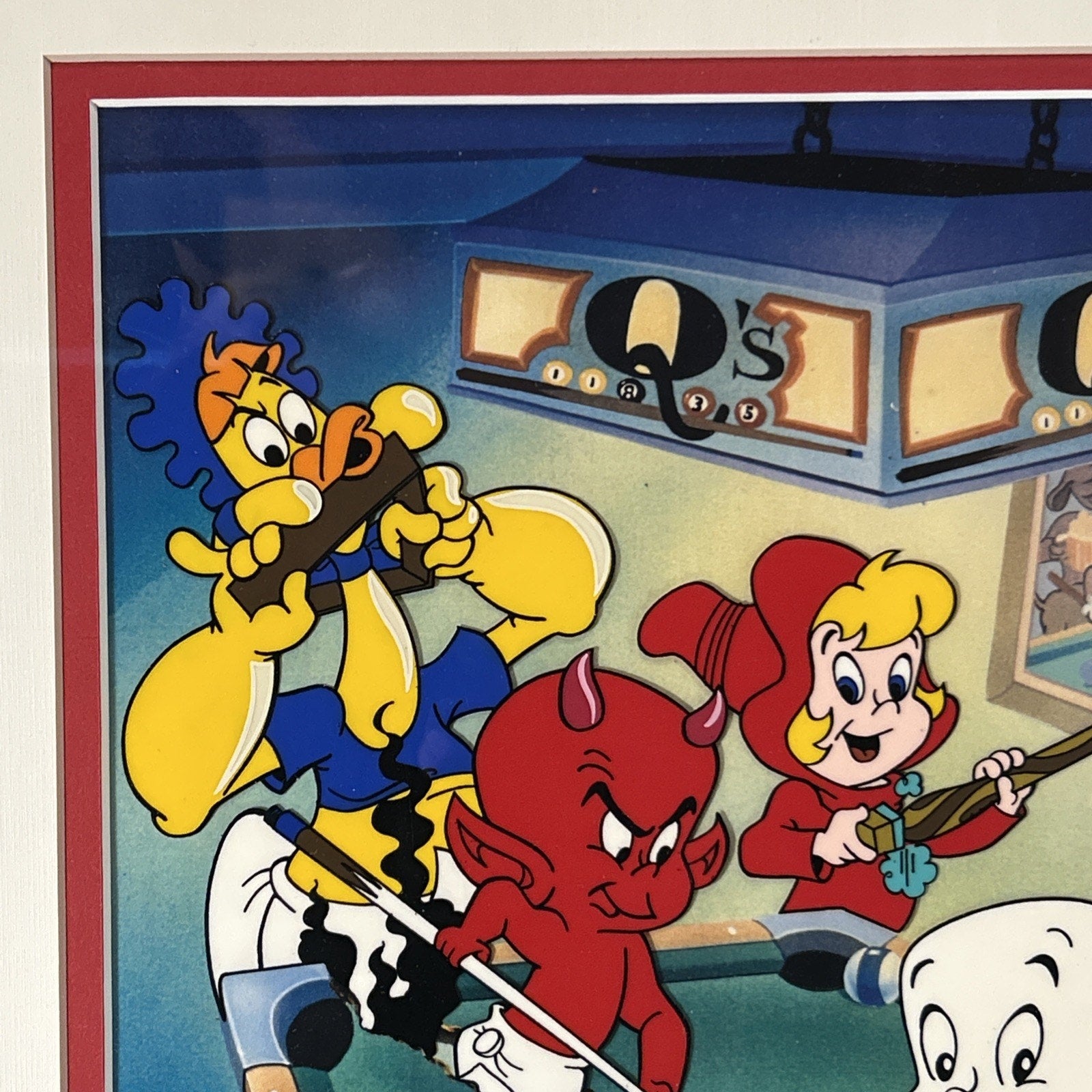 Hanna–Barbera Framed Pop Art: Casper, Richie Rich, Wendy, Baby Huey, Hot Stuff