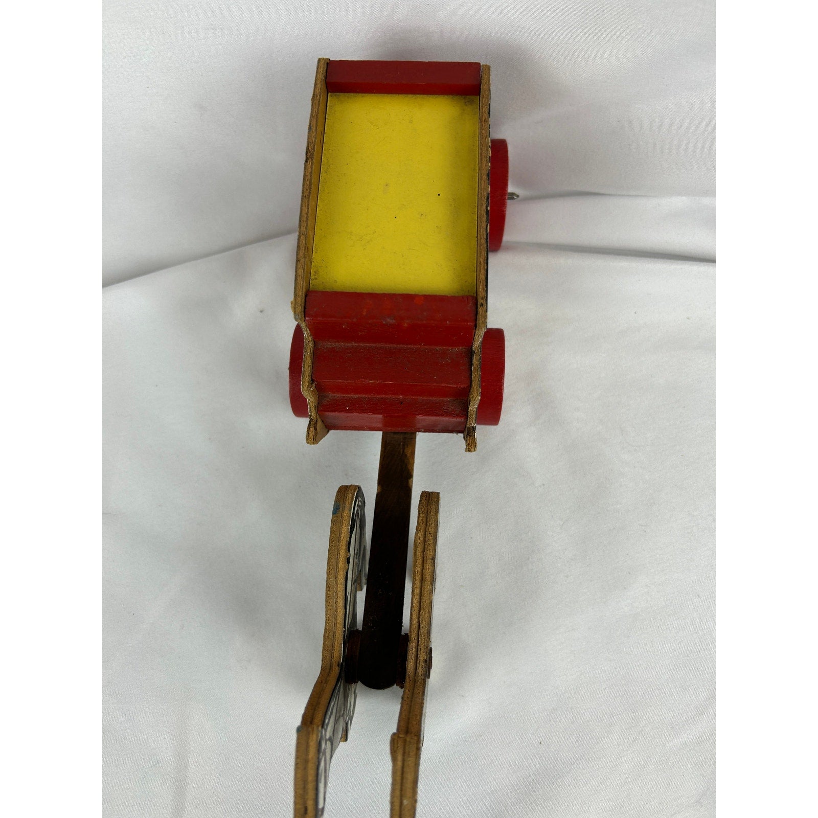 Vintage Keystone Frontier Stagecoach Wood Toy Horse Wagon 1950s