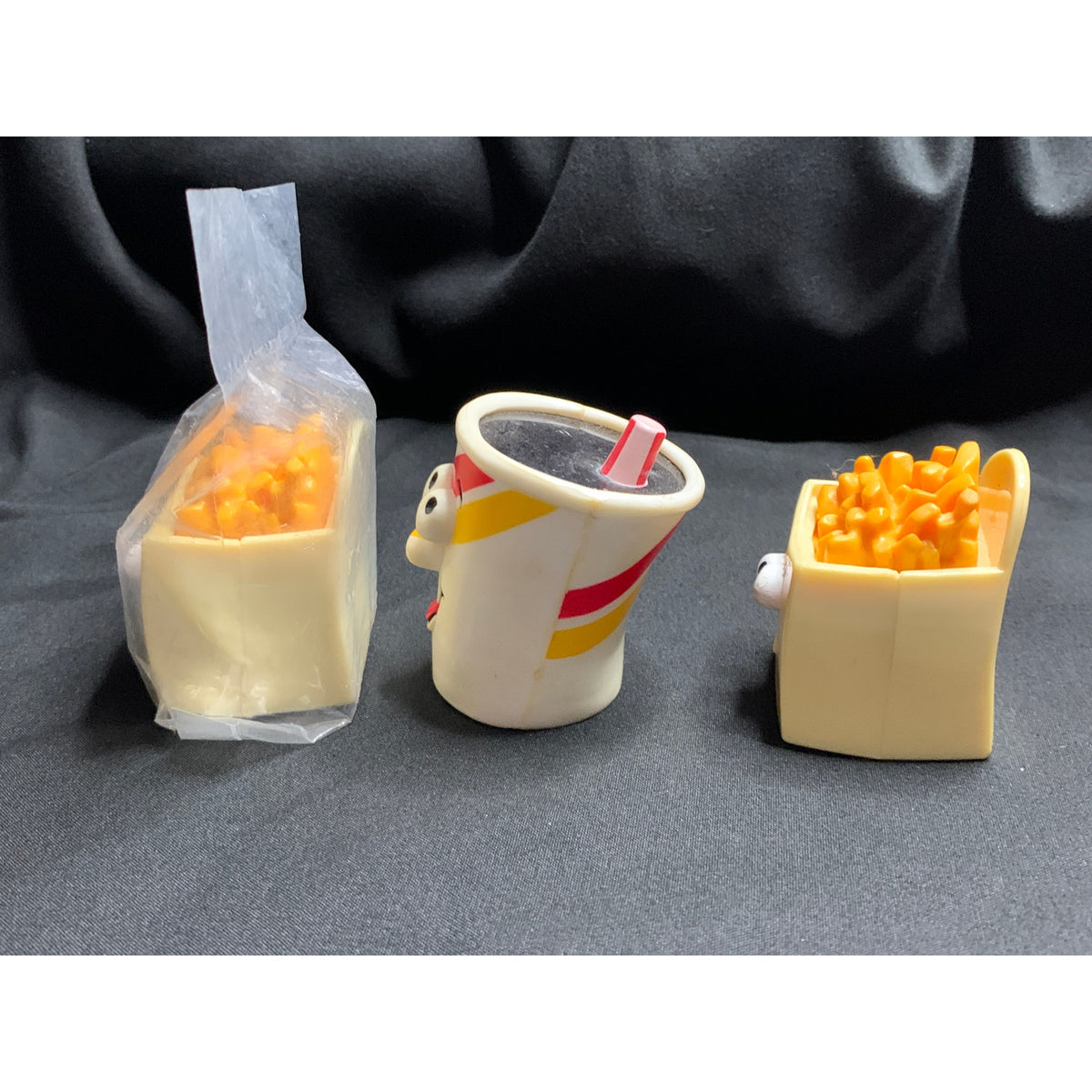 1989 Burger King Lickety Splits Rolling Racers Fries Soda Lot of 3 Hallmark