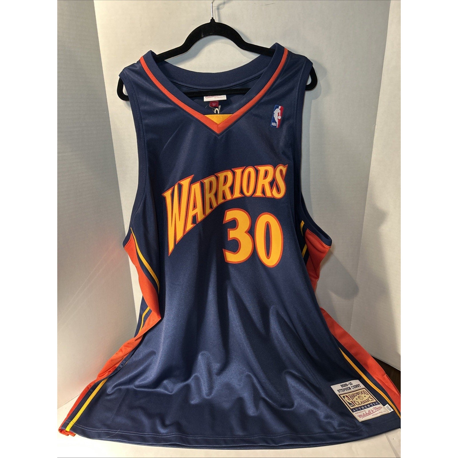 Stephen Curry #30 Warriors 2009-10 Mitchell & Ness Authentic Jersey 5XL