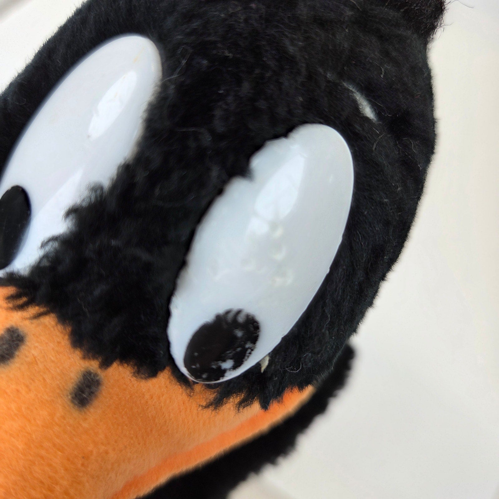 Warner Bros Daffy Duck Plush 1987 Mighty Star Korea Item 1621 Vintage Toy