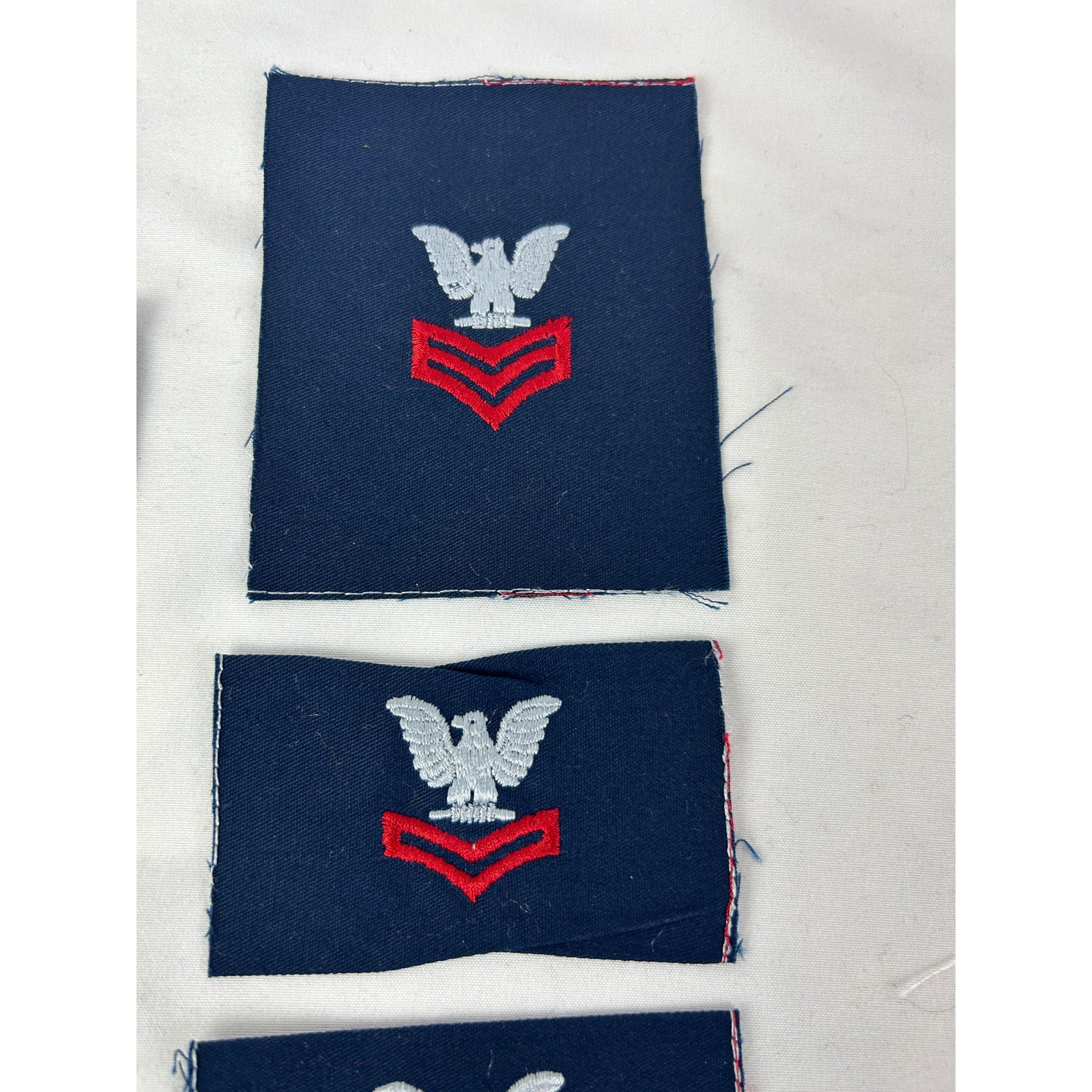 Vintage US Navy Patch Lot Rating Badges Flag Anchor Insignia 9pc