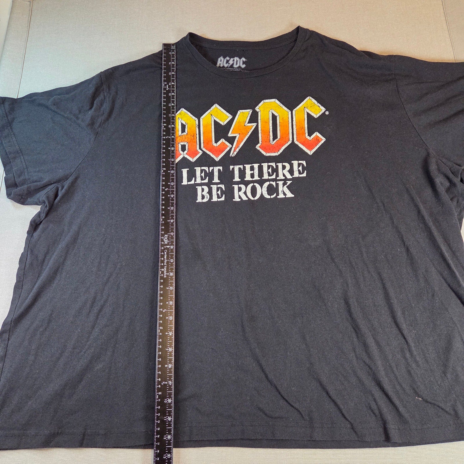 AC/DC Let There Be Rock Band Tee Black 4XB Graphic Shirt