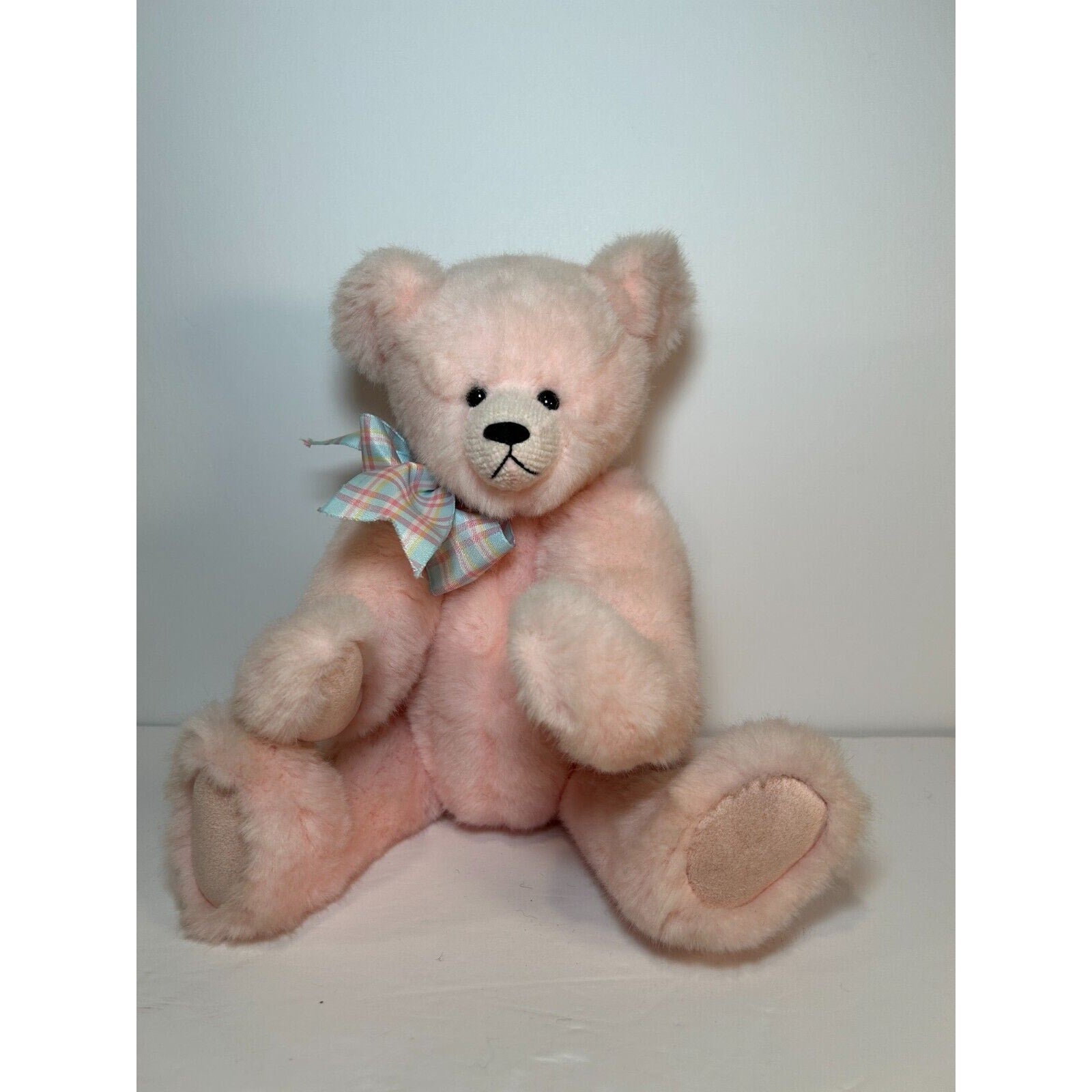 Vintage 1987 Kritter Korners Jolene Bear Reanee Gladden Pink Plush