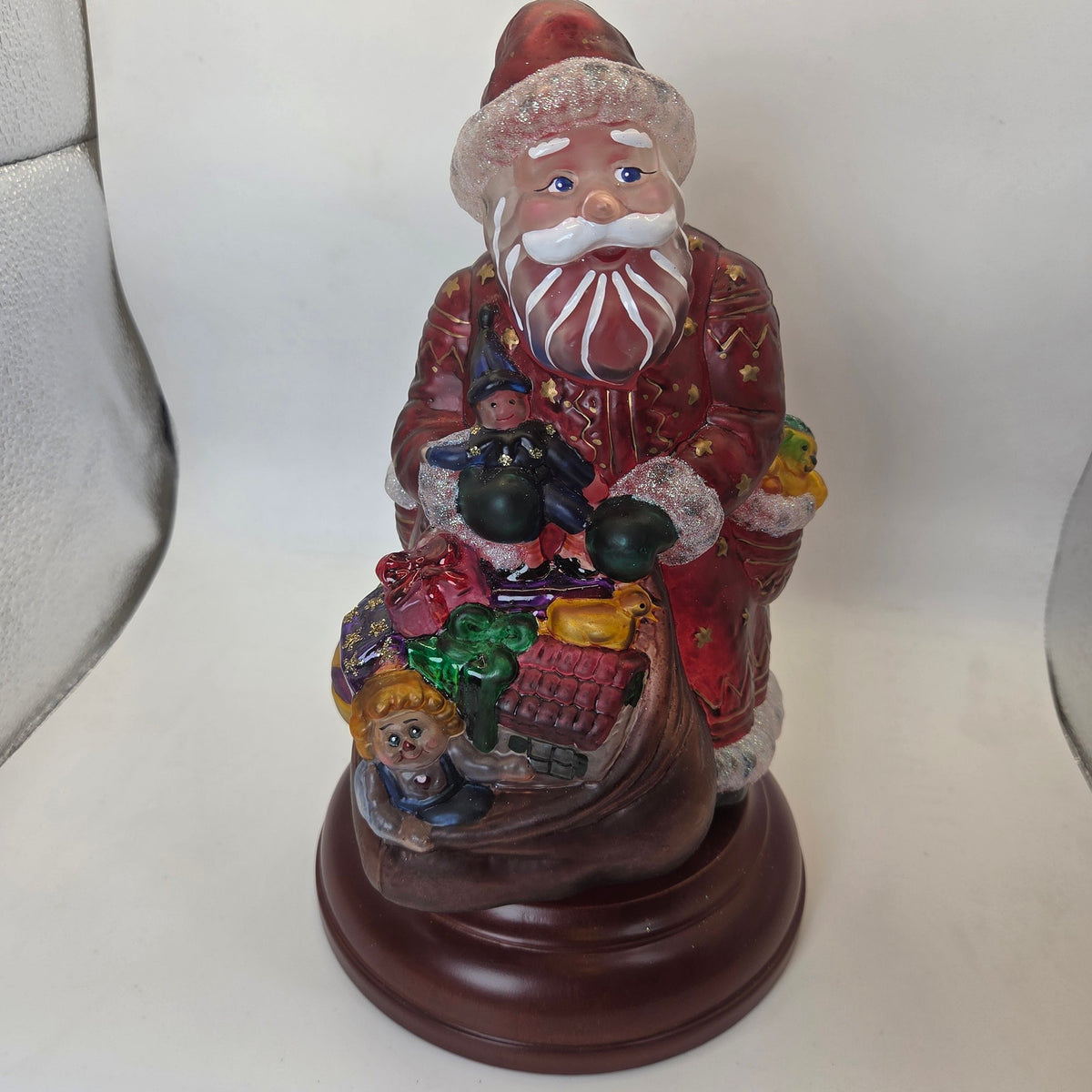 Merck Old World Christmas Legendary Father Christmas Light 2000 Boxed 10"