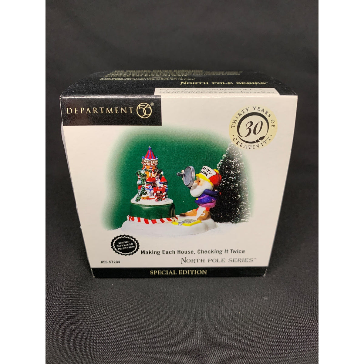 Dept 56 Making Each House Checking It Twice 57204 North Pole Special Edition