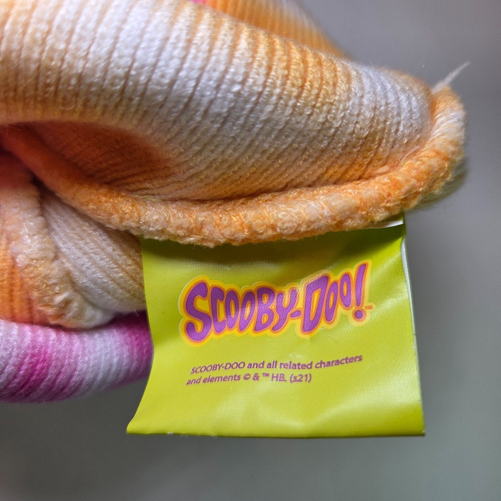 Scooby Doo Mystery Machine Tie Dye Knit Pom Pom Adult Stocking Hat