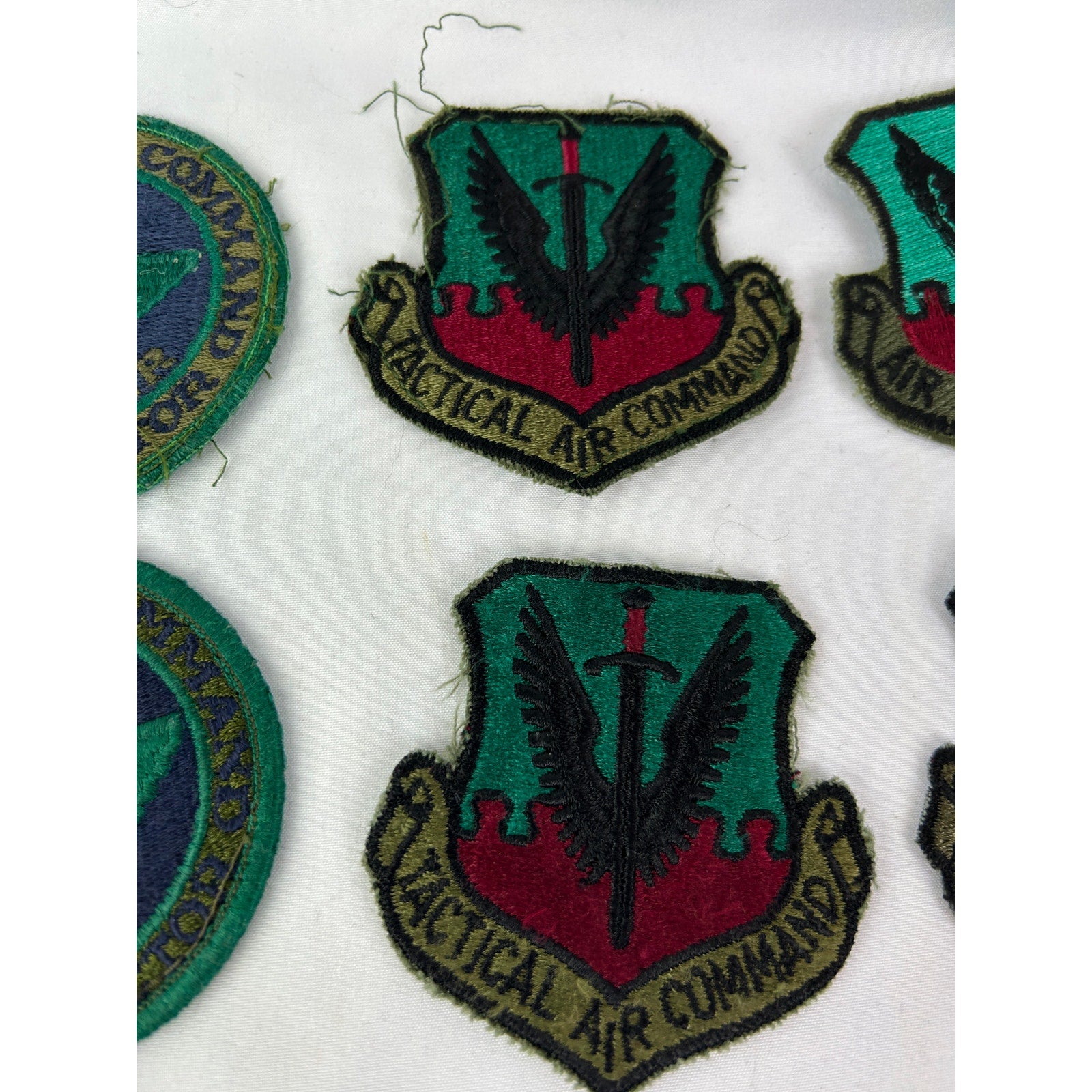 Vintage US Air Force Patch Lot Mixed Units USAF CAP 10 pcs