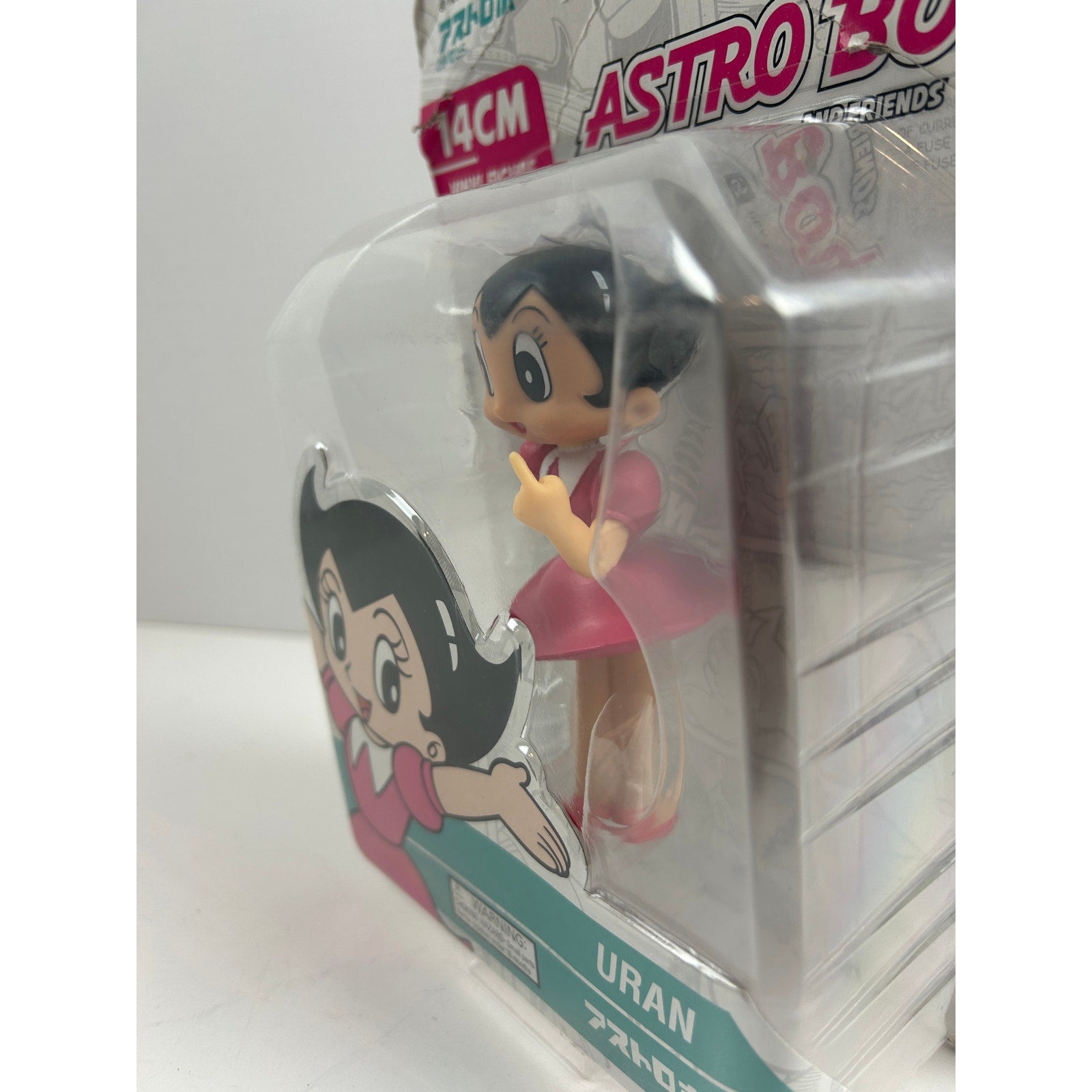 Uran Astro Boy & Friends 14 cm Vinyl Figure – Heathside NIB – Some Card Damage