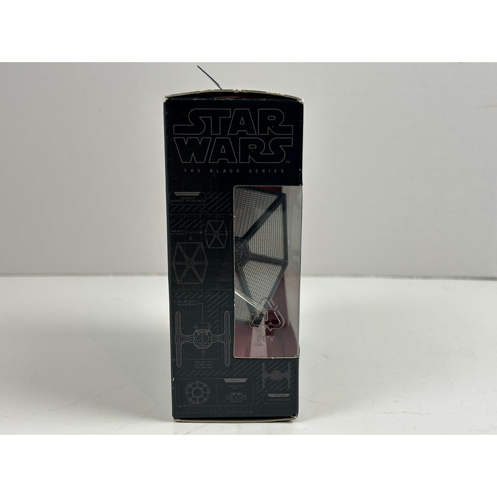 Star Wars Black Series Titanium First Order TIE Fighter Sealed w/ Box Wear