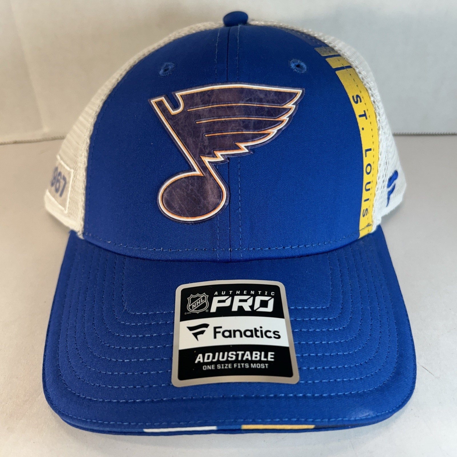 St. Louis Blues Fanatics Adjustable Mesh Hat