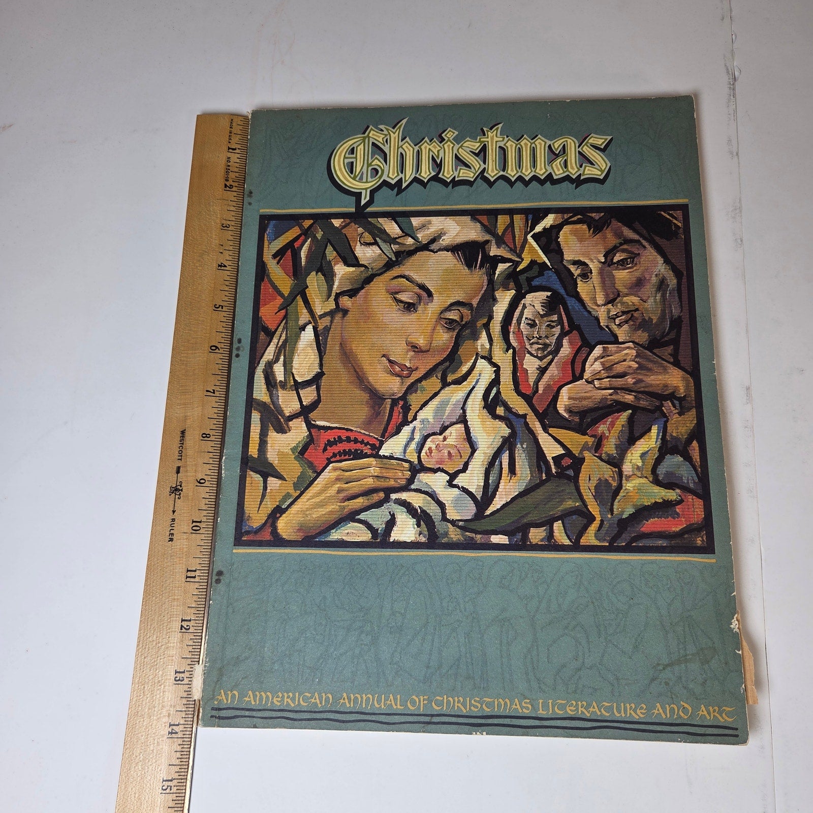 Christmas Annual 1960 Augsburg Publishing Art Literature Nativity Holiday Book