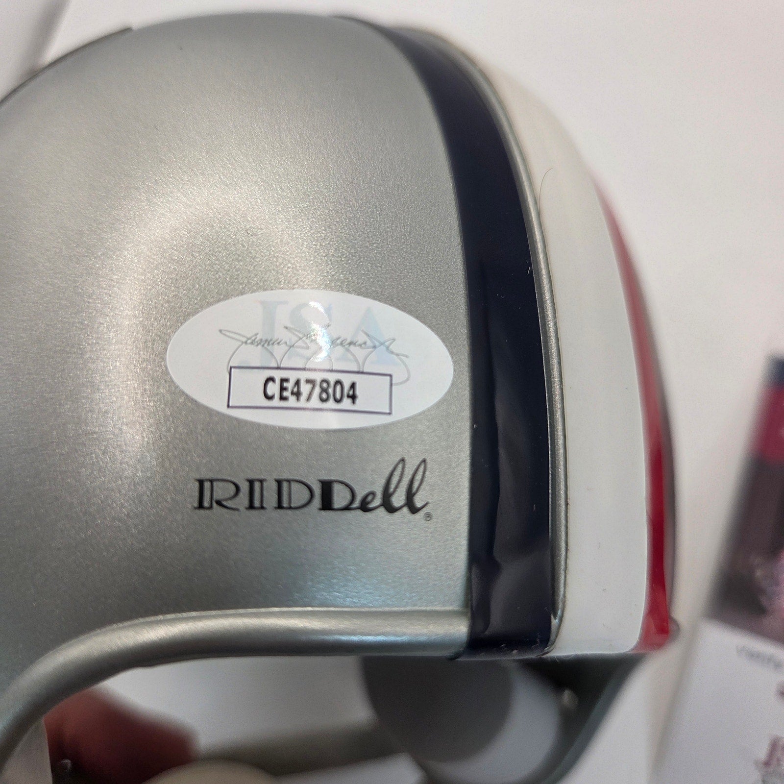 Dallas Cowboys Mini Helmet Roger Staubach Autographed w/ HOF 85 JSA COA