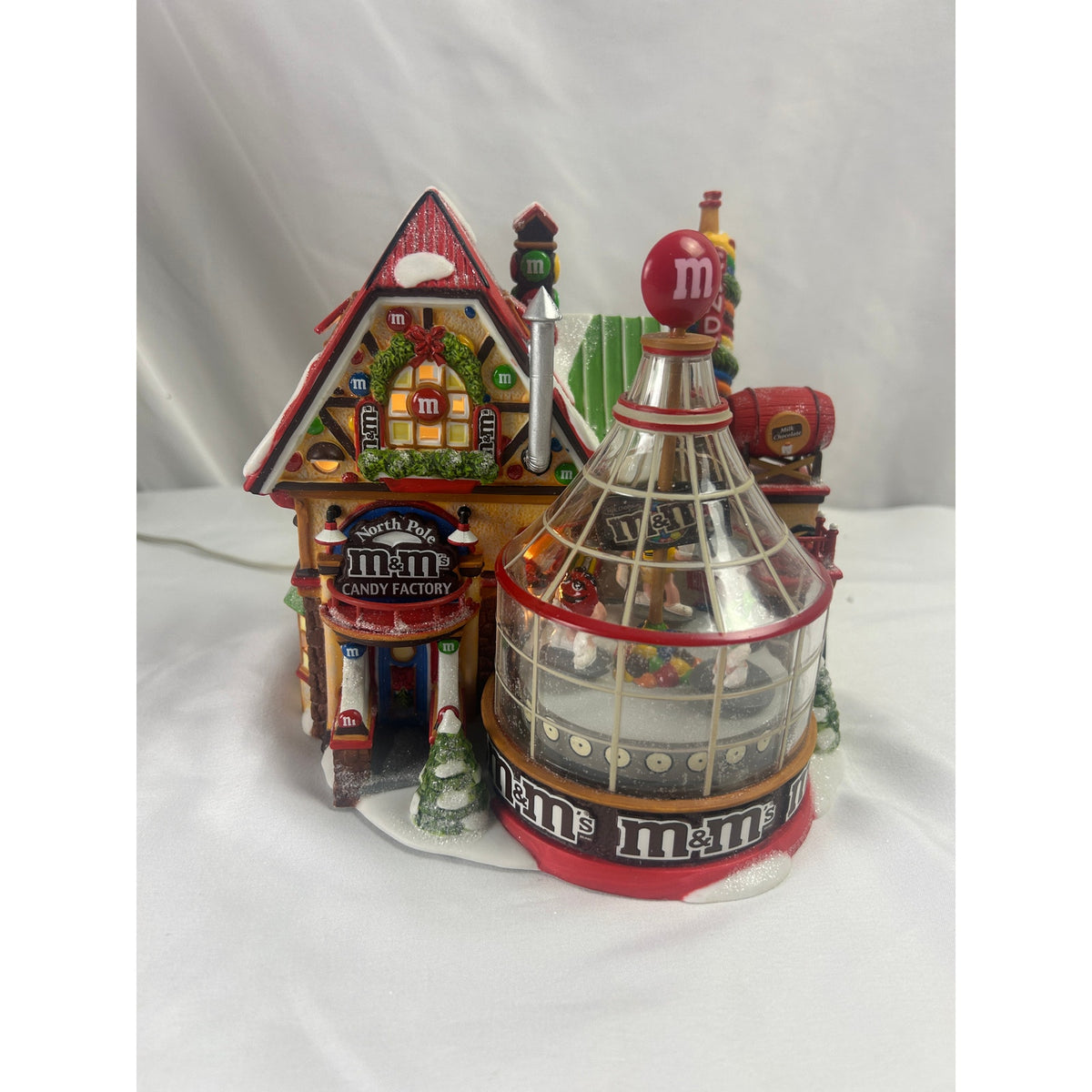 Department 56 M&M's Candy Factory 56773 North Pole 2004 Animated AS IS