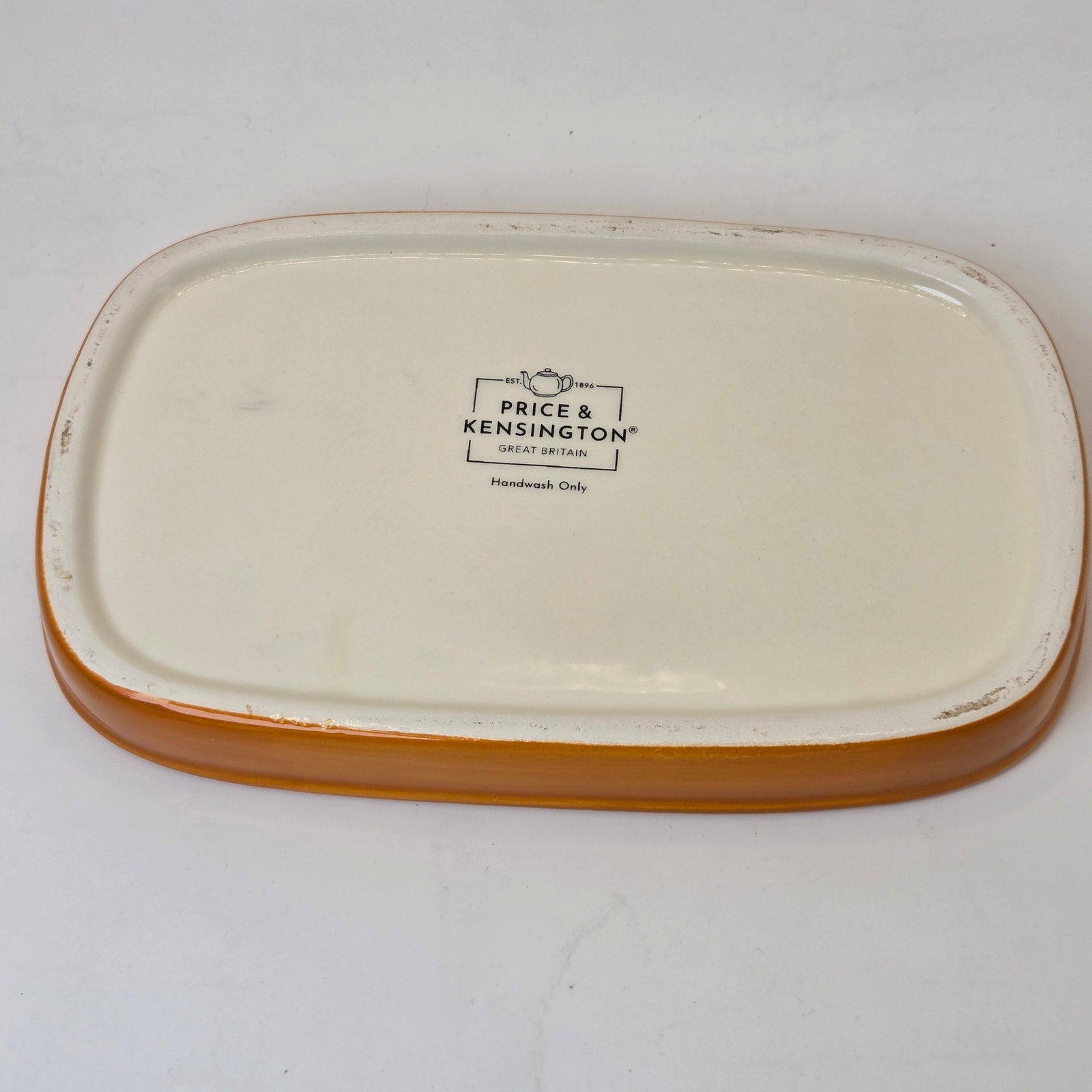 Price & Kensington Woodland Butter Dish Fox Hedgehog Snail Ceramic Cover