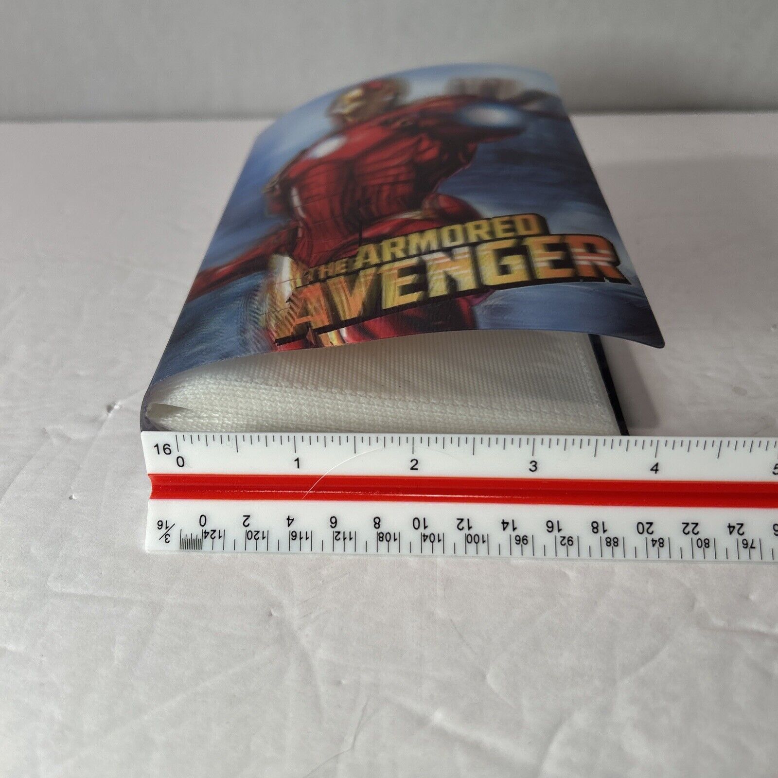 Lot of 5 Iron Man Items, Figure, Journal, Eraser, Photo Album and VR Viewer
