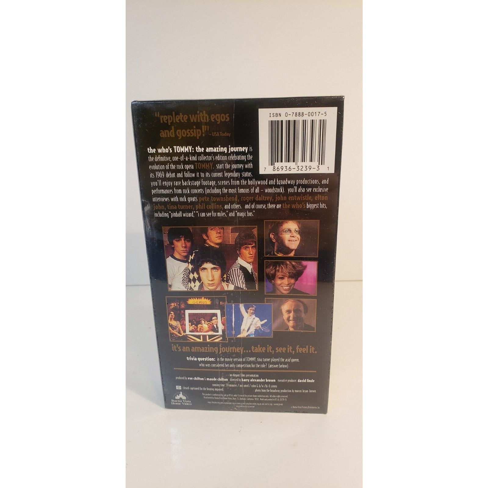 The Who's Tommy The Amazing Journey - 25th Anniversary VHS 1994 NEW Sealed
