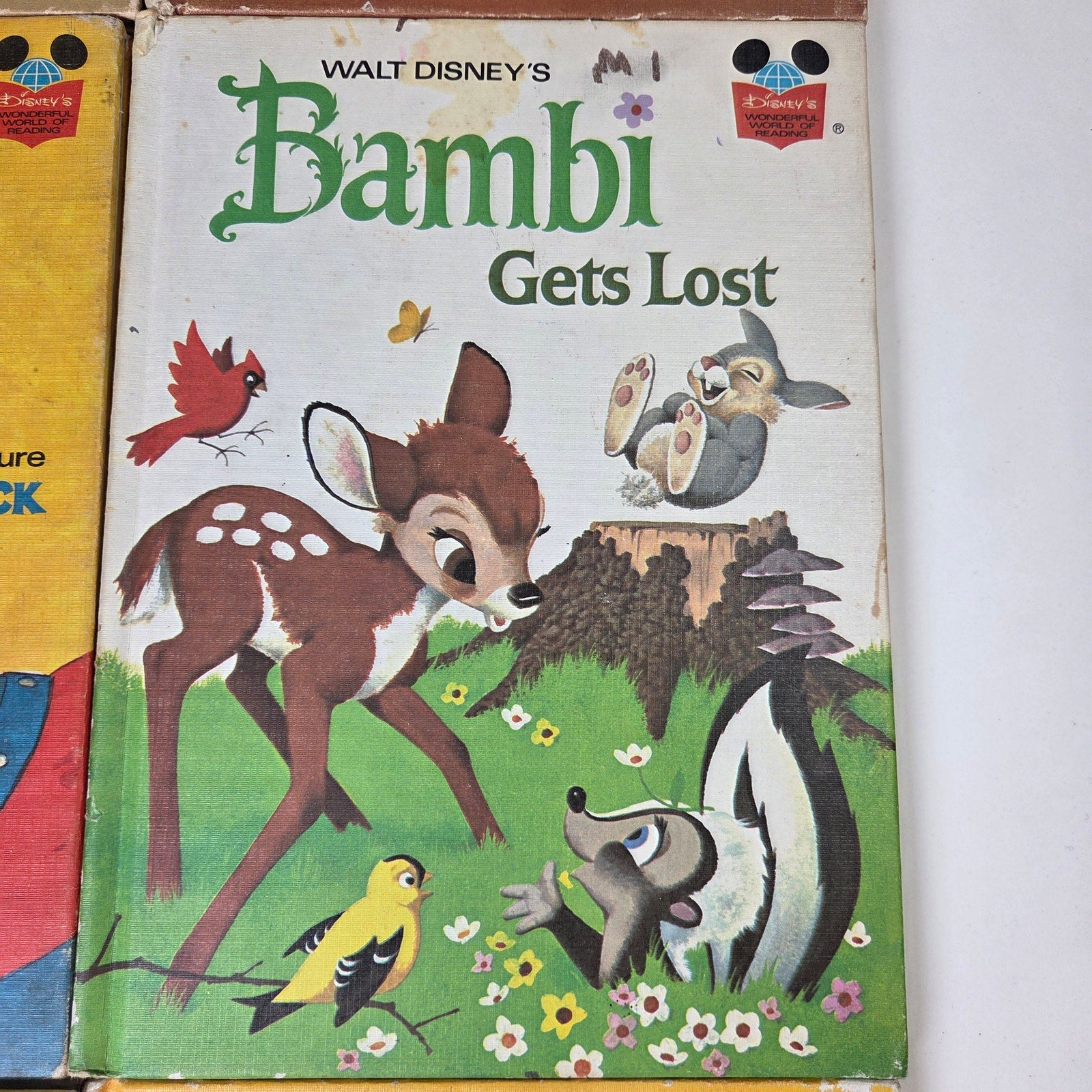 Vintage Disney Wonderful World Reading & Beginner Books Lot 6 Hardcover