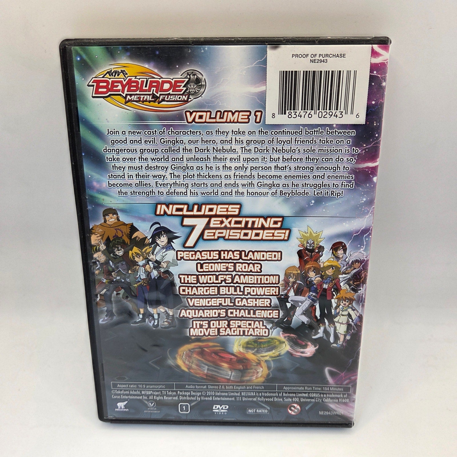 Anime DVD Lot Ranma 1/2 Storm Hawks Beyblade Yu-Gi-Oh Protectors 5DVD