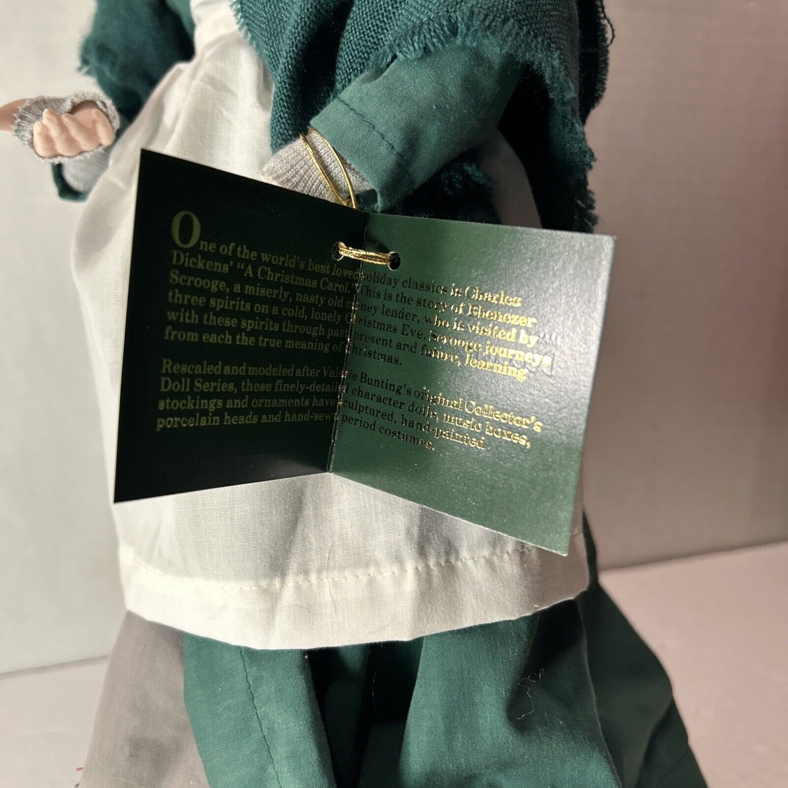 Dept 56 A Christmas Carol Porcelain Doll Set of 4 1987 Scrooge Cratchit Tim