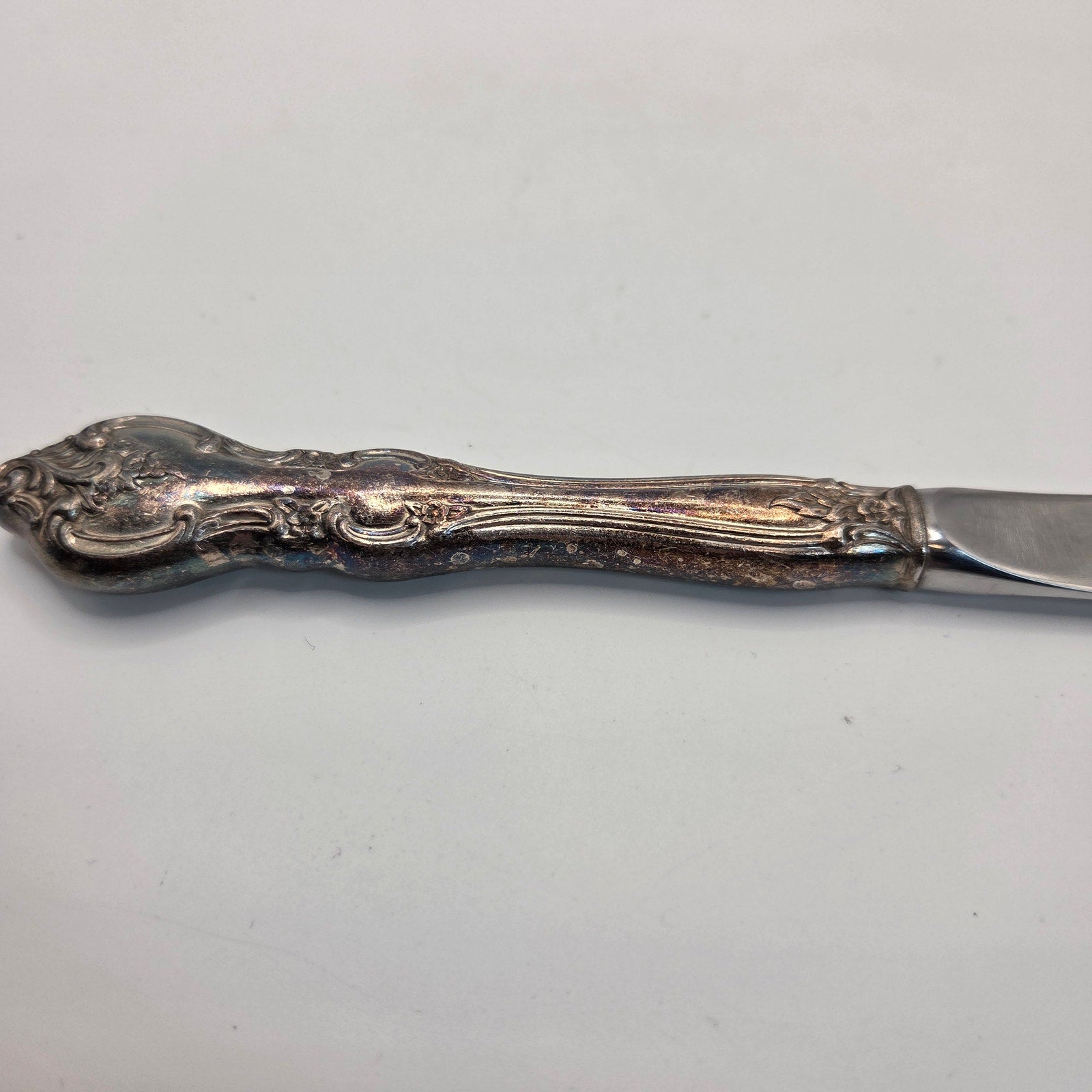 International Silver Deepsilver Countess Dinner Knives Set of 8 Vintage 1971