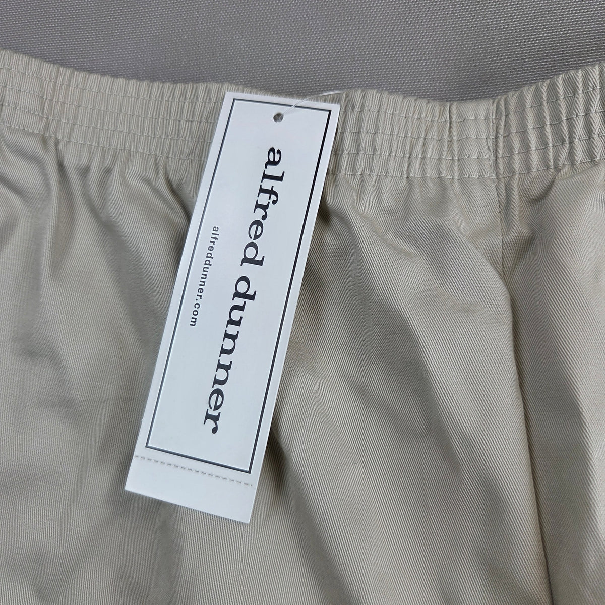 Alfred Dunner Womens 18 Classics Stone Pull On Pants Cotton Stretch 08529 NWT