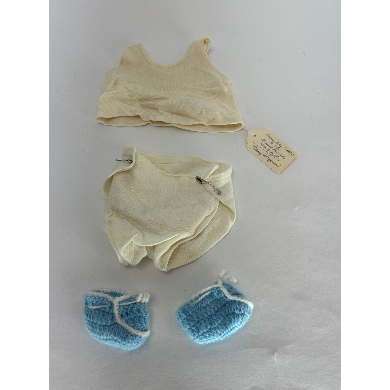 Antique Armand Marseille 16 inch Dream Baby Bisque Doll Cloth Body 1923