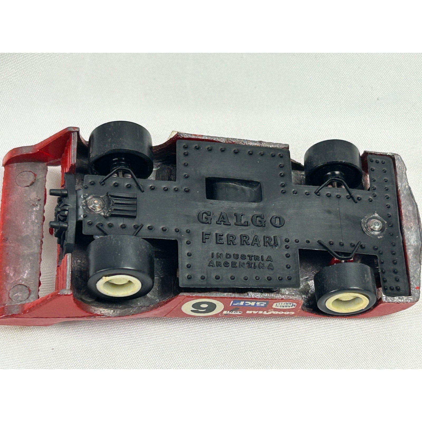 Galgo Ferrari 312 PB No 6 1:43 Model Car Argentina w Case Vintage