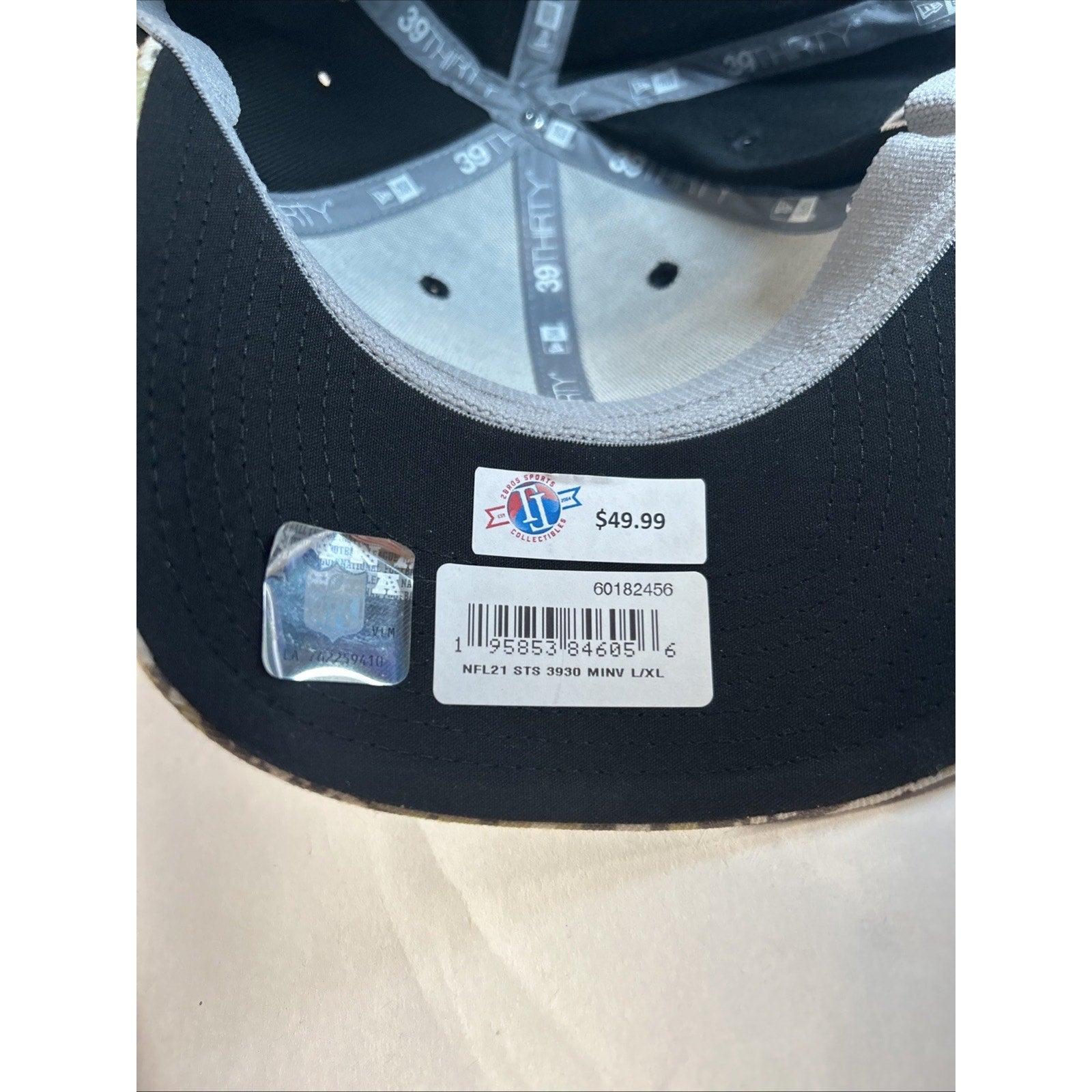 Minnesota Vikings New Era 39Thirty Salute to Service Hat L/XL Camo NFL