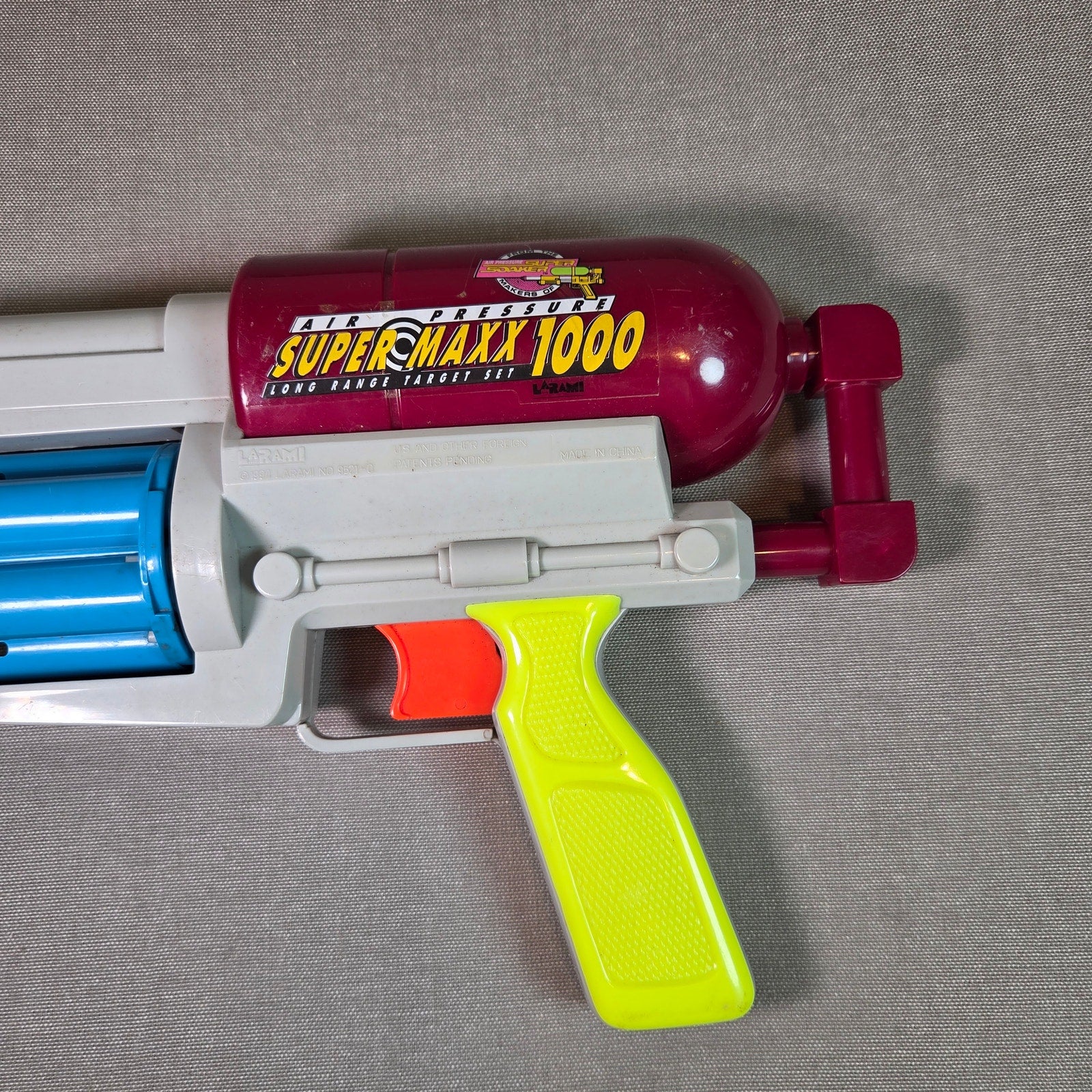 Vintage 1994 Air Pressure Super Maxx 1000 Toy Blaster Larami No Darts Untested