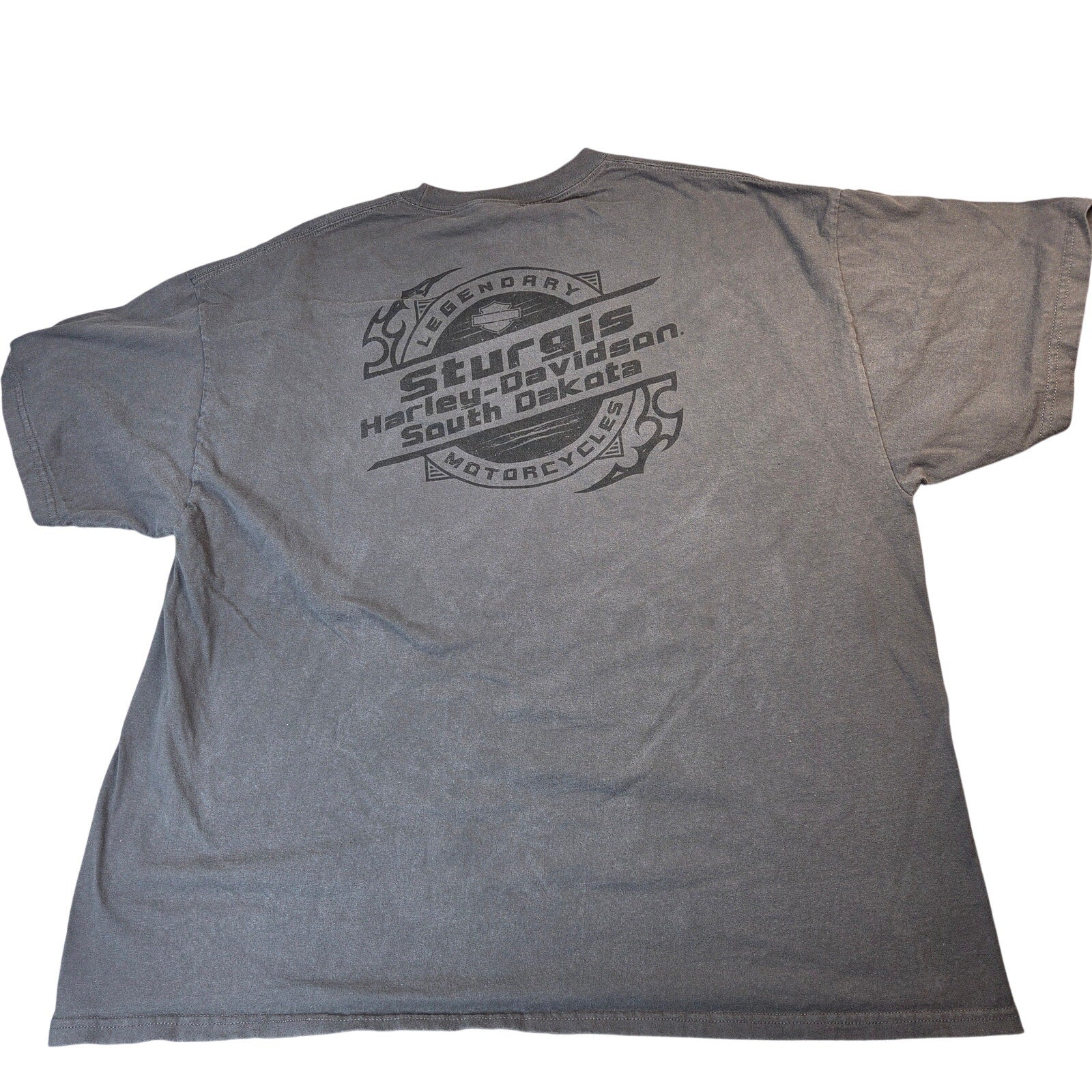 Harley Davidson Sturgis South Dakota 2020 Graphic T Shirt Mens 3XL Gray