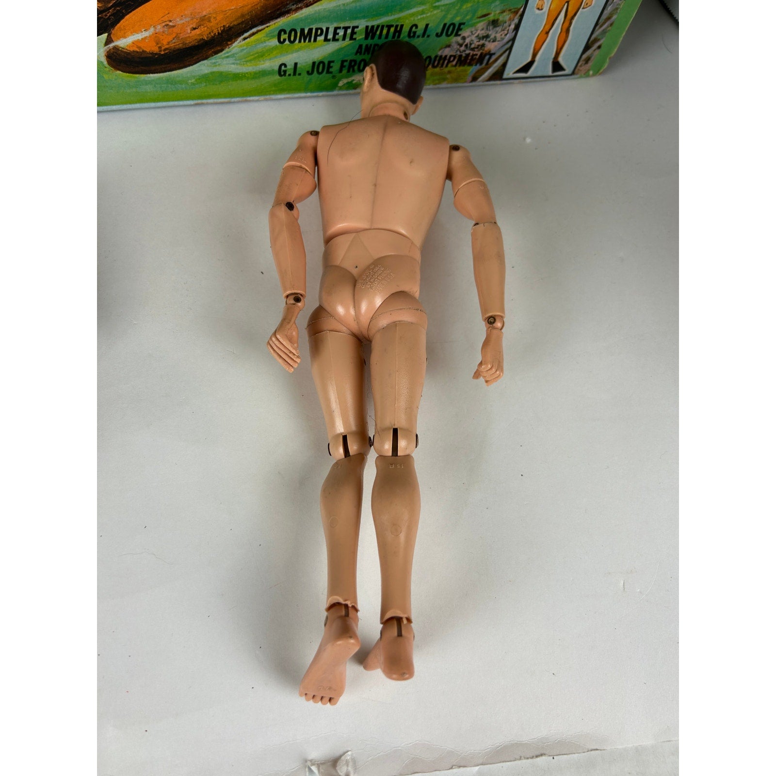 GI Joe Sea Sled Frogman Set with 1964 Action Sailor Figure Working Motor