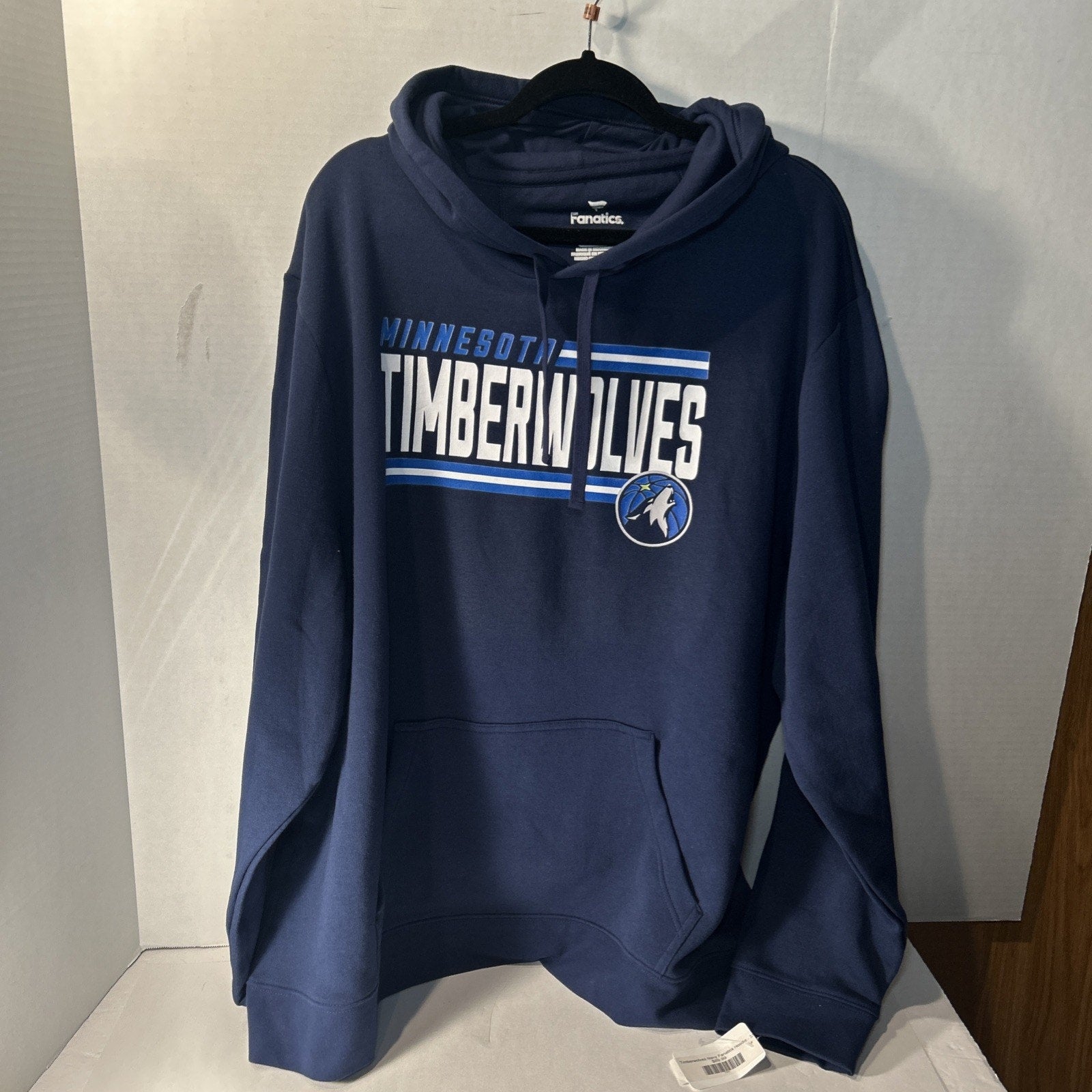 Fanatics Minnesota Timberwolves NBA Navy Pullover Hoodie 3XL NWT