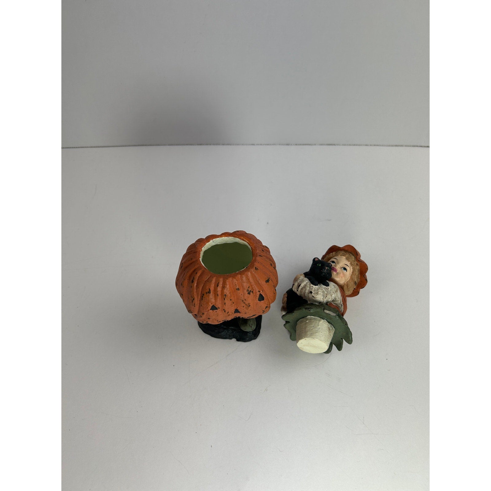 Bethany Lowe “Paige in Pumpkin” Candy Container Figurine Halloween
