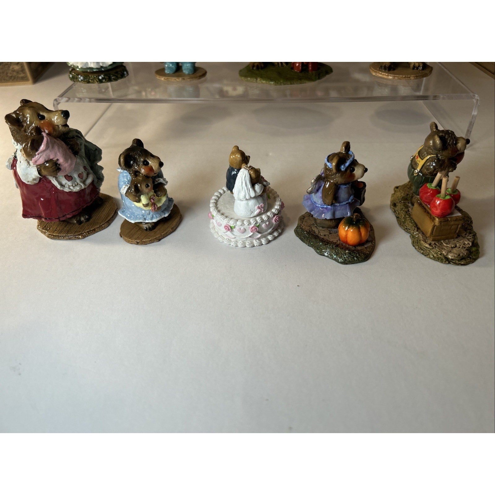 Wee Forest Folk Bear Collection BB-1–BB-16 + Wedding Bear T-09 Retired
