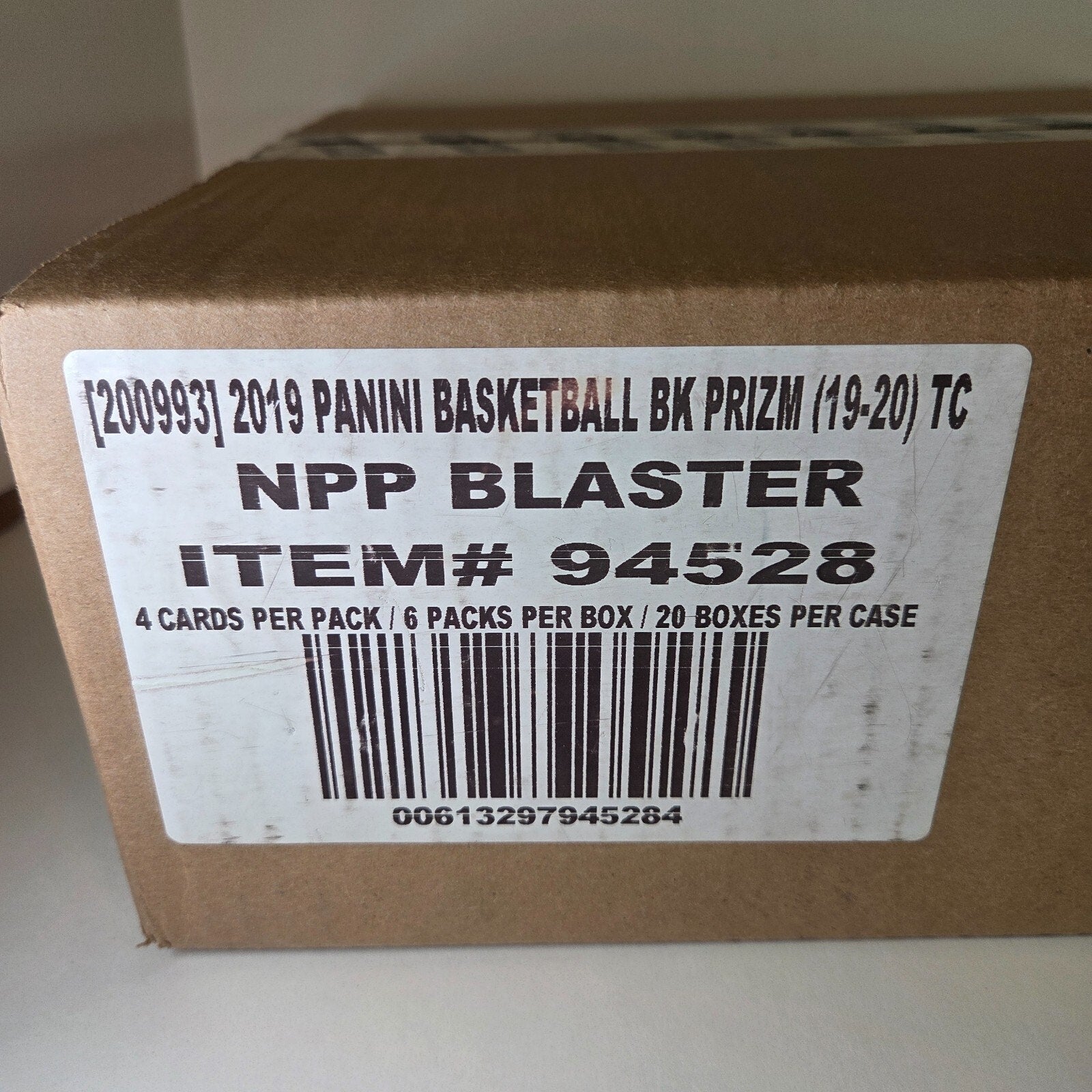 2019-20 Panini Prizm Basketball Blaster Box Case 20 Boxes Factory Sealed