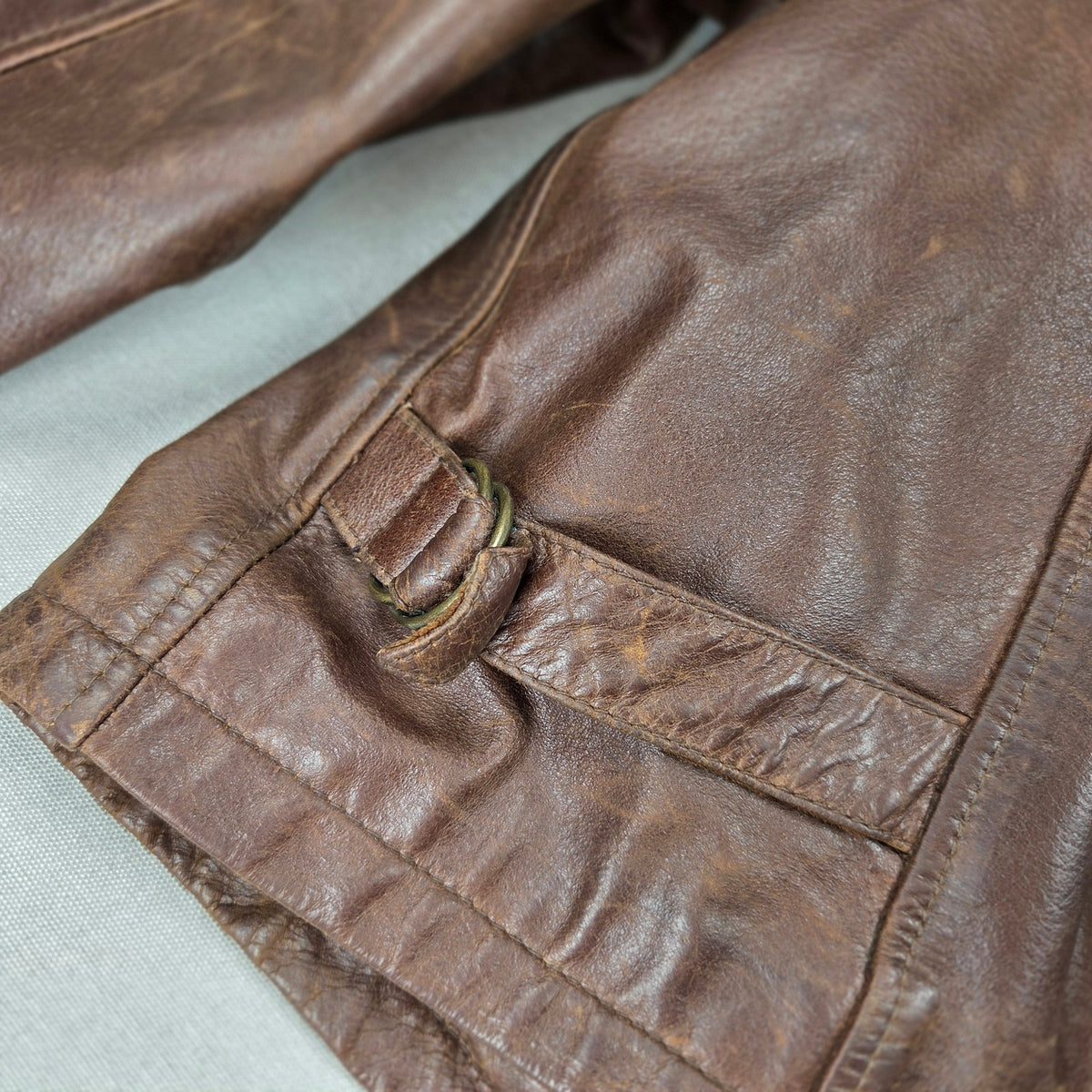 Wilsons Leather M. Julian Men's XL Brown Leather Jacket Thinsulate Zip Liner