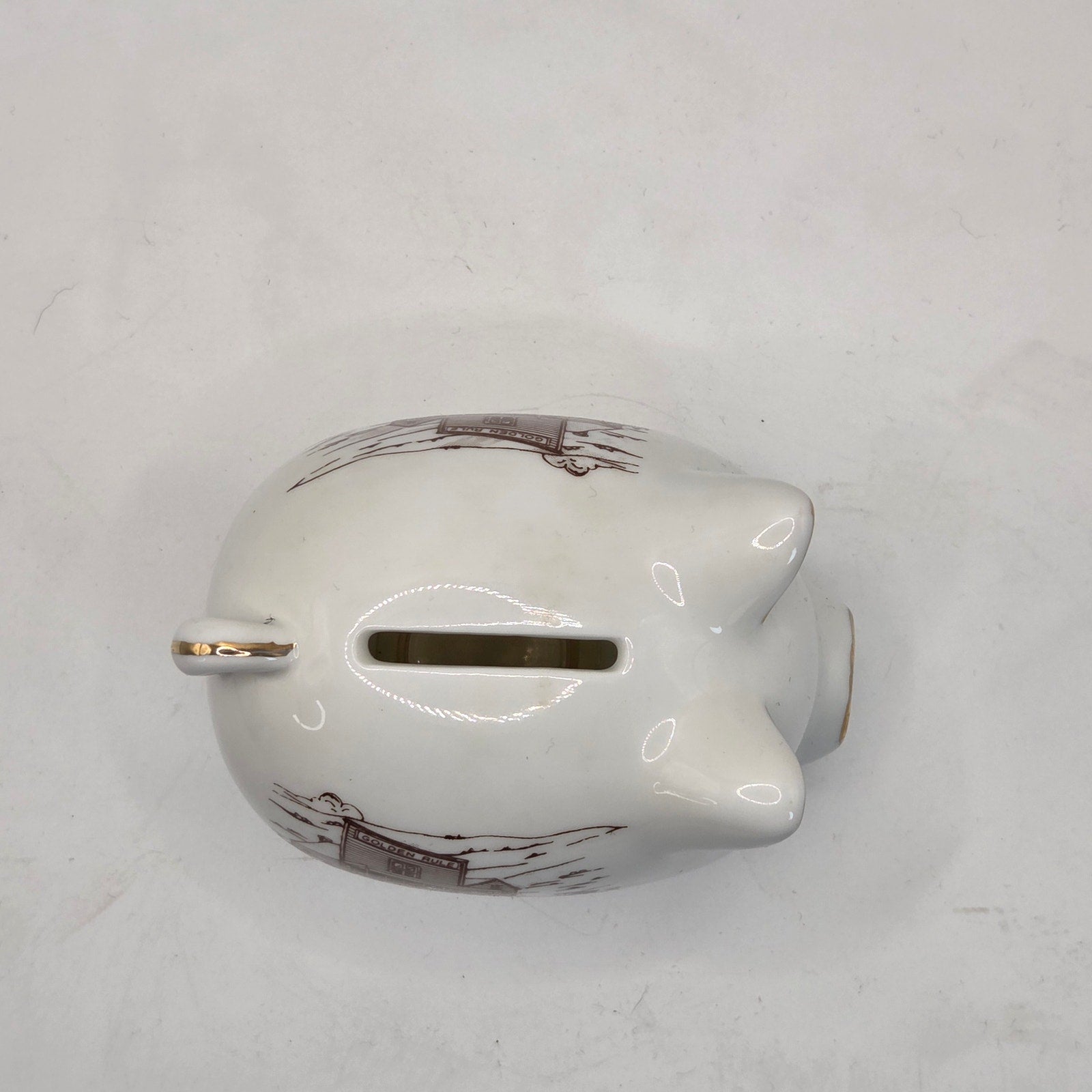 Vintage 1960s Dart Henderson NE JC Penney Golden Rule Store Souvenir Piggy Bank
