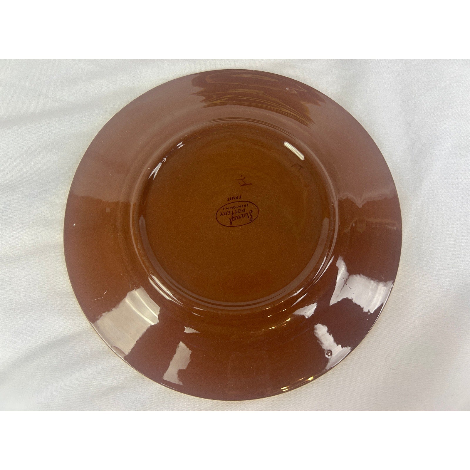 Stangl Pottery Fruit Pattern 8" Salad Plates Set of 5 Hand Painted