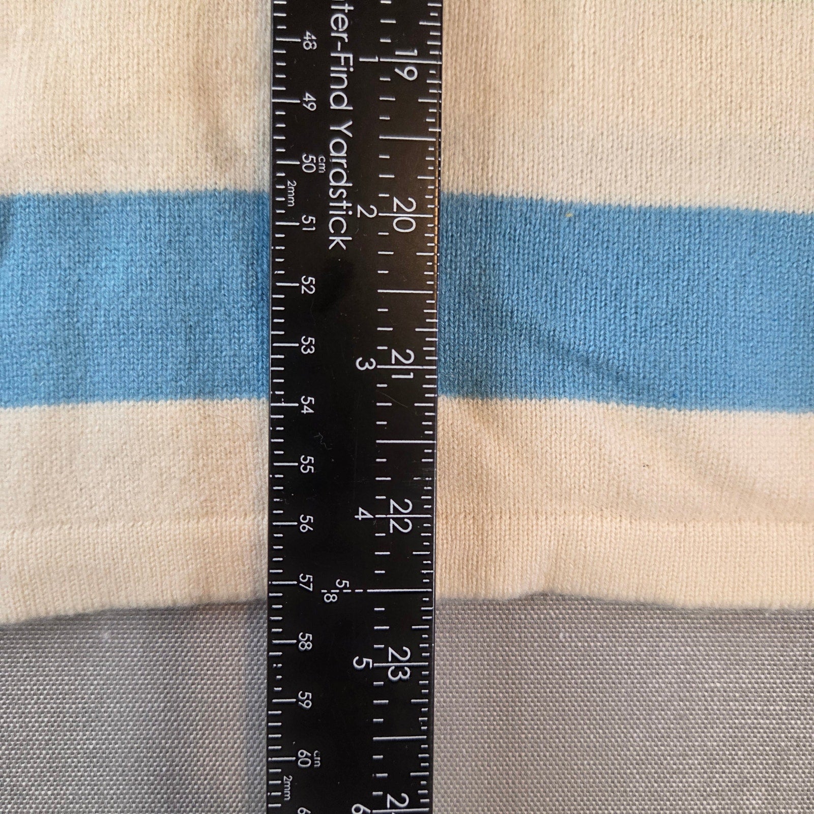 Lands’ End Striped Cashmere Sweater Women’s Small 100% Cashmere Pullover