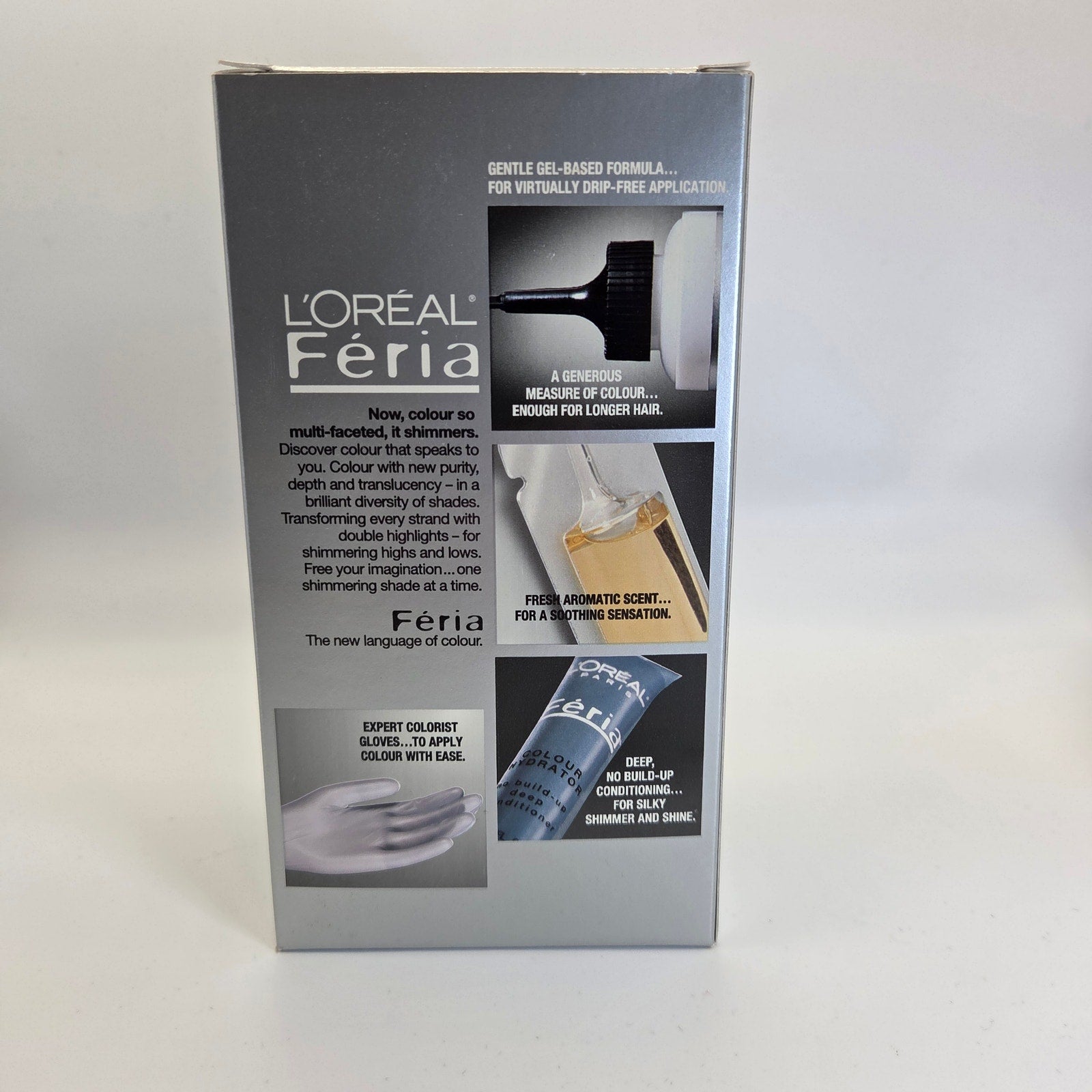 L’Oreal Feria 91 Champagne Cocktail Light Beige Blonde Hair Color NOS