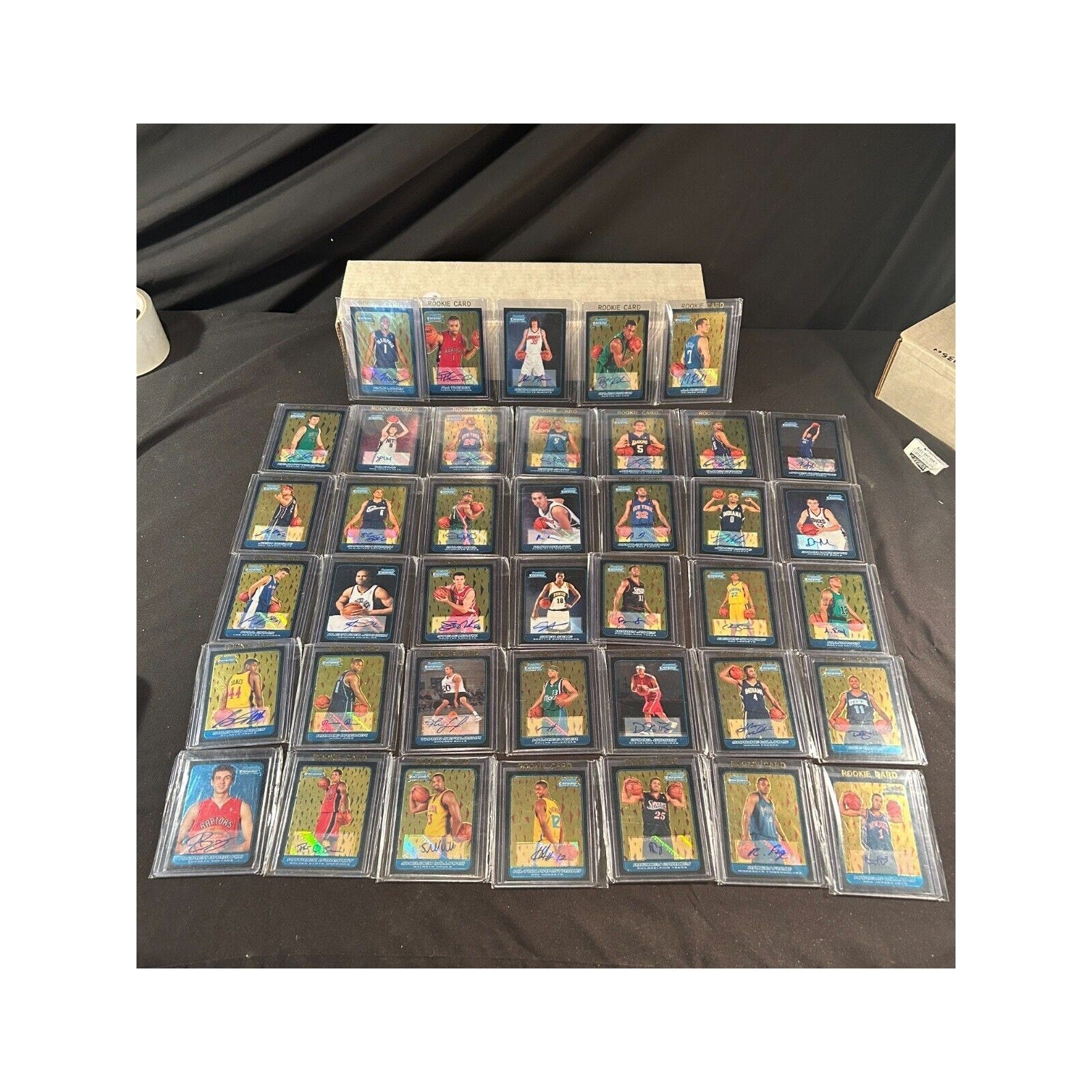 2006 Bowman Chrome RC Auto Lot (40) Rondo Redick Lowry Morrison NBA Cards