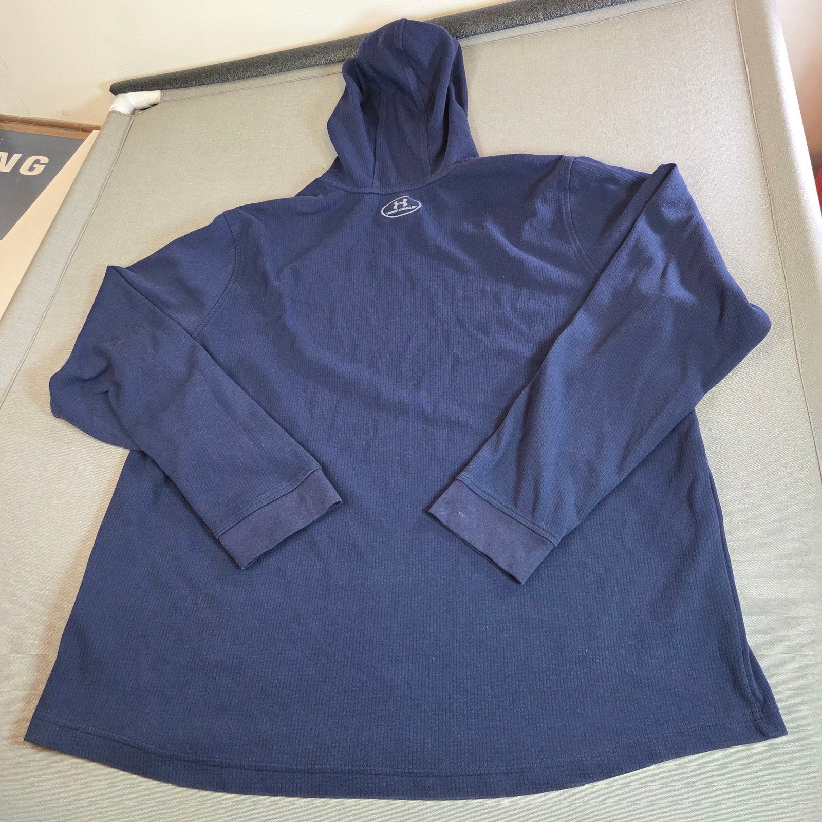 Under Armour ColdGear Hoodie 2XL Loose Fit Blue Pullover Jordan 2016