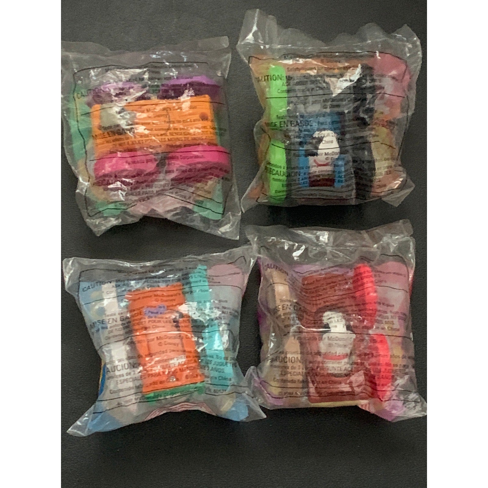 1997 Disney 101 Dalmations The Series McDonalds Happy Meal Toy Sealed Lot of 4