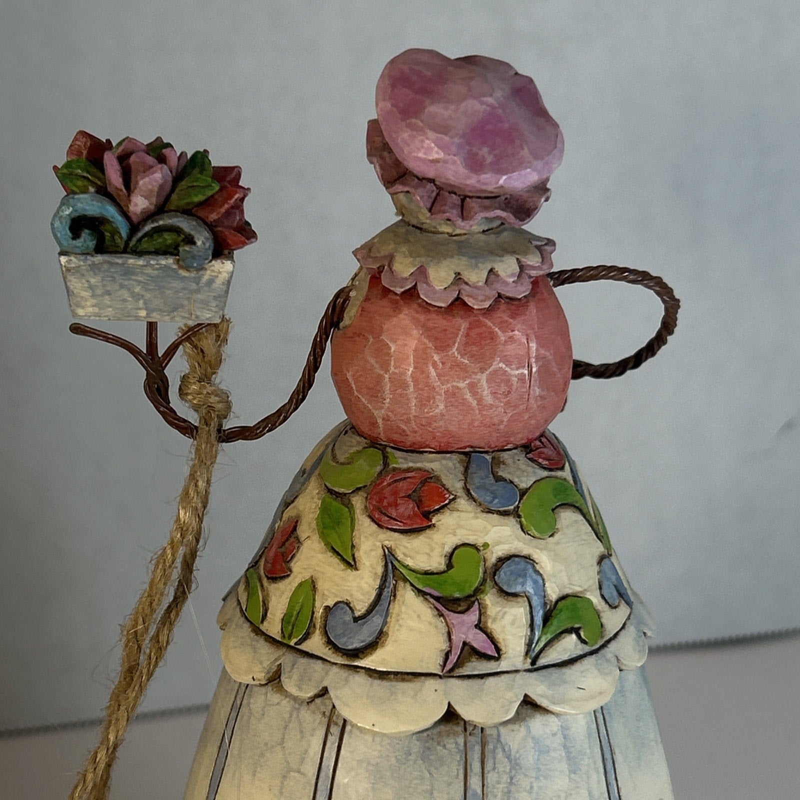 Jim Shore Heartwood Creek Snow Woman Winter Blossoms Figurine 2008 #4010358