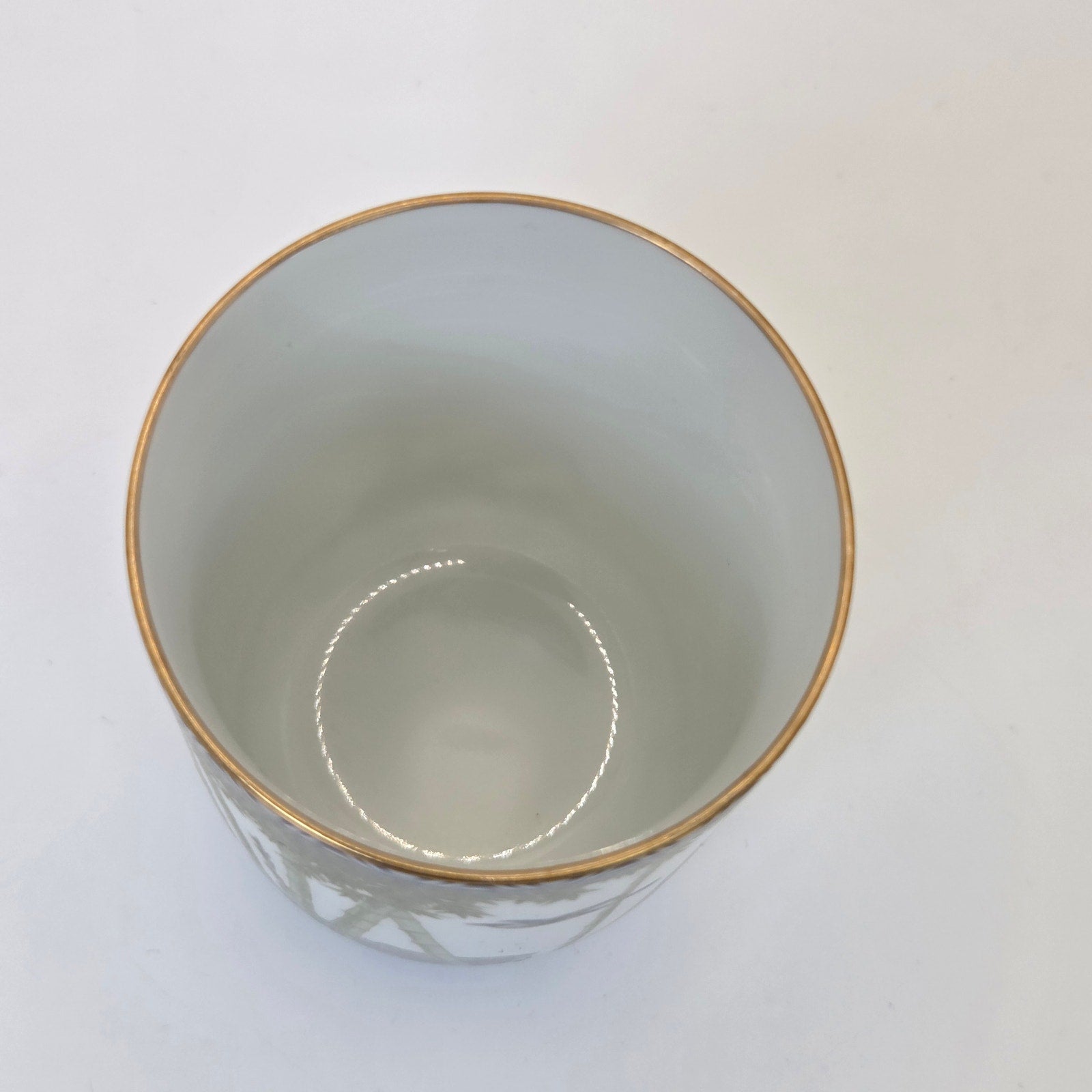 Franklin Porcelain 1985 Bamboo & Birds Japanese Tea Cup – Limited Edition