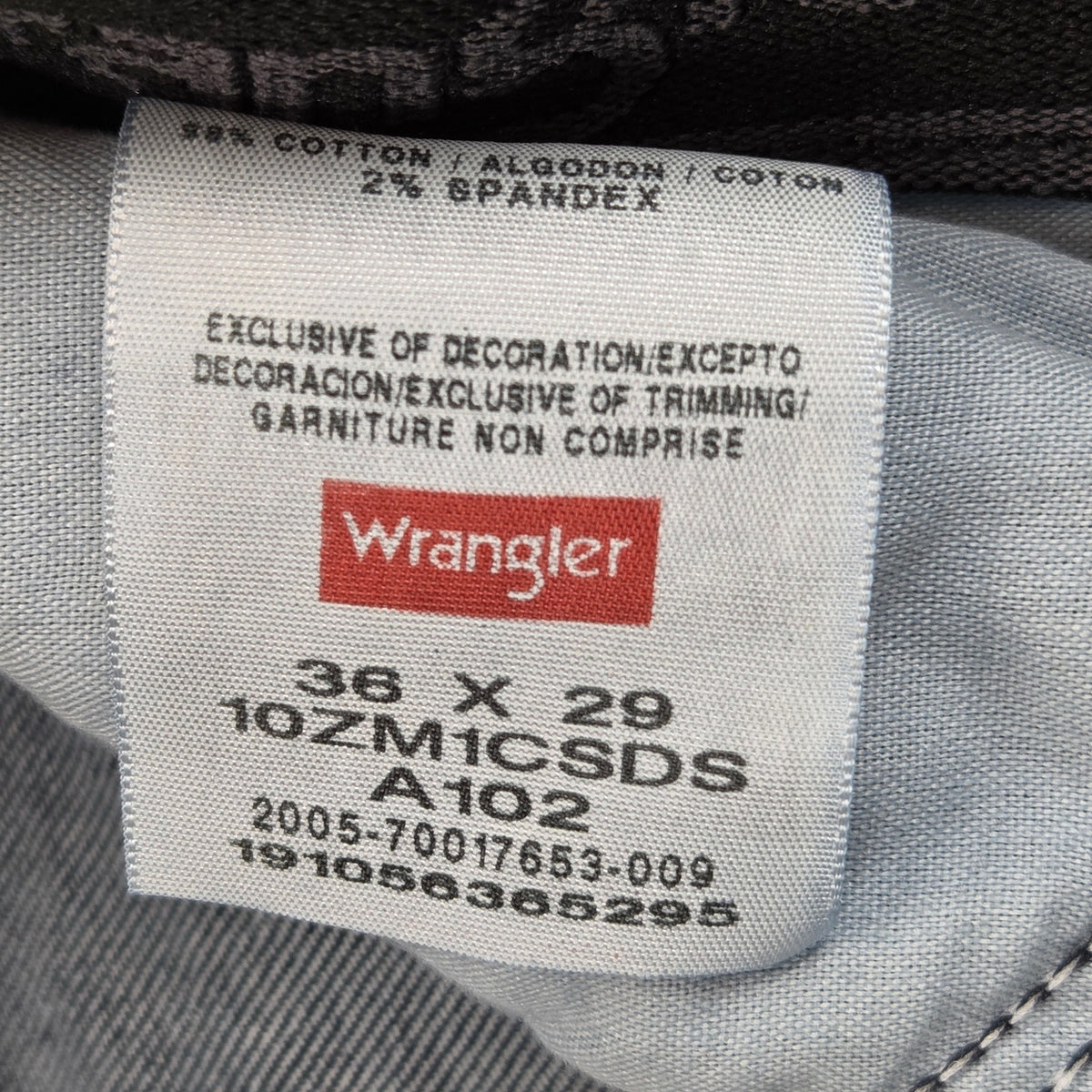 Wrangler Authentics Mens 36x29 Comfort Flex Straight Leg Jeans 10ZM1CSDS NWT