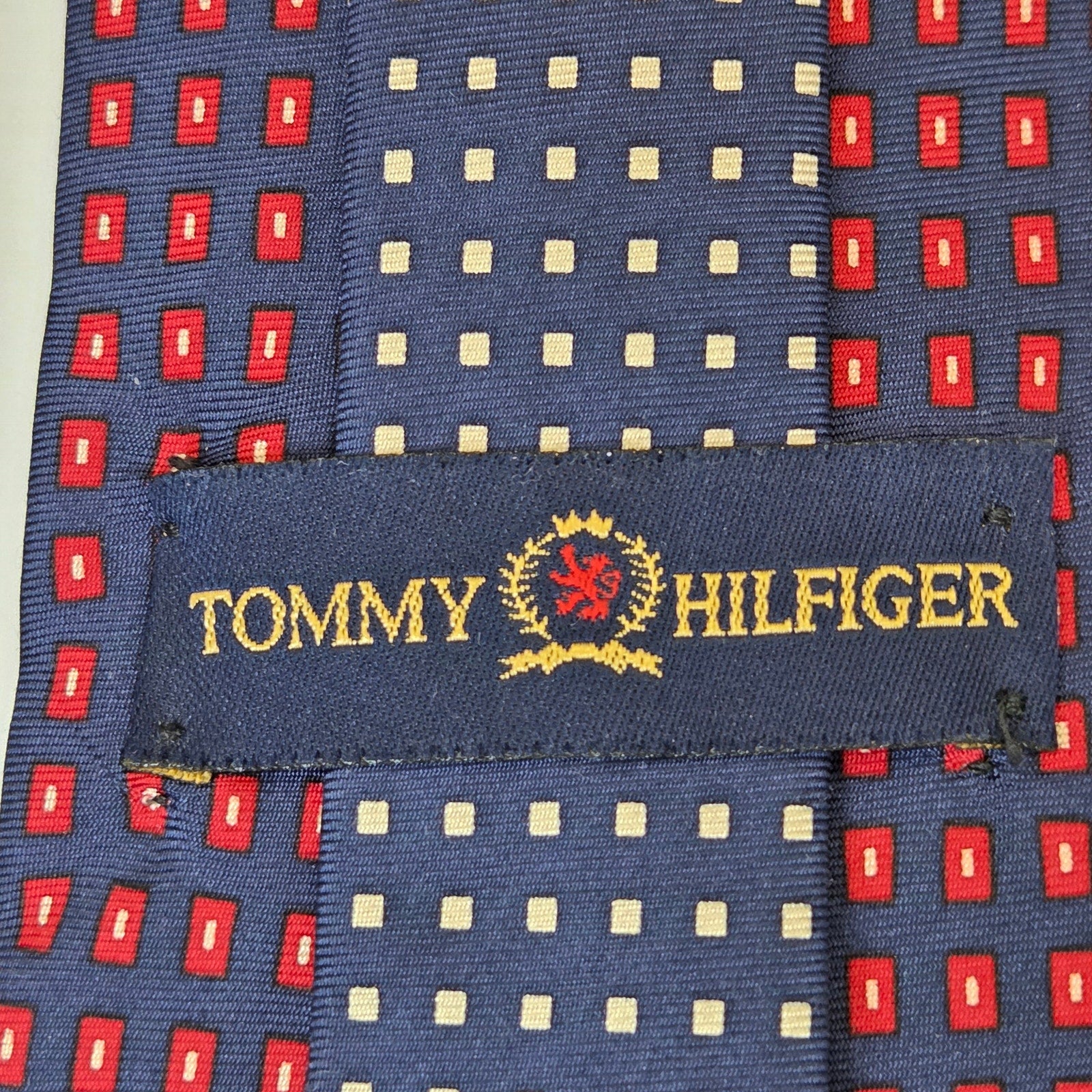 Tommy Hilfiger Silk Tie Lot 3 USA 3.75" Classic Designer Bundle Contrast Tips